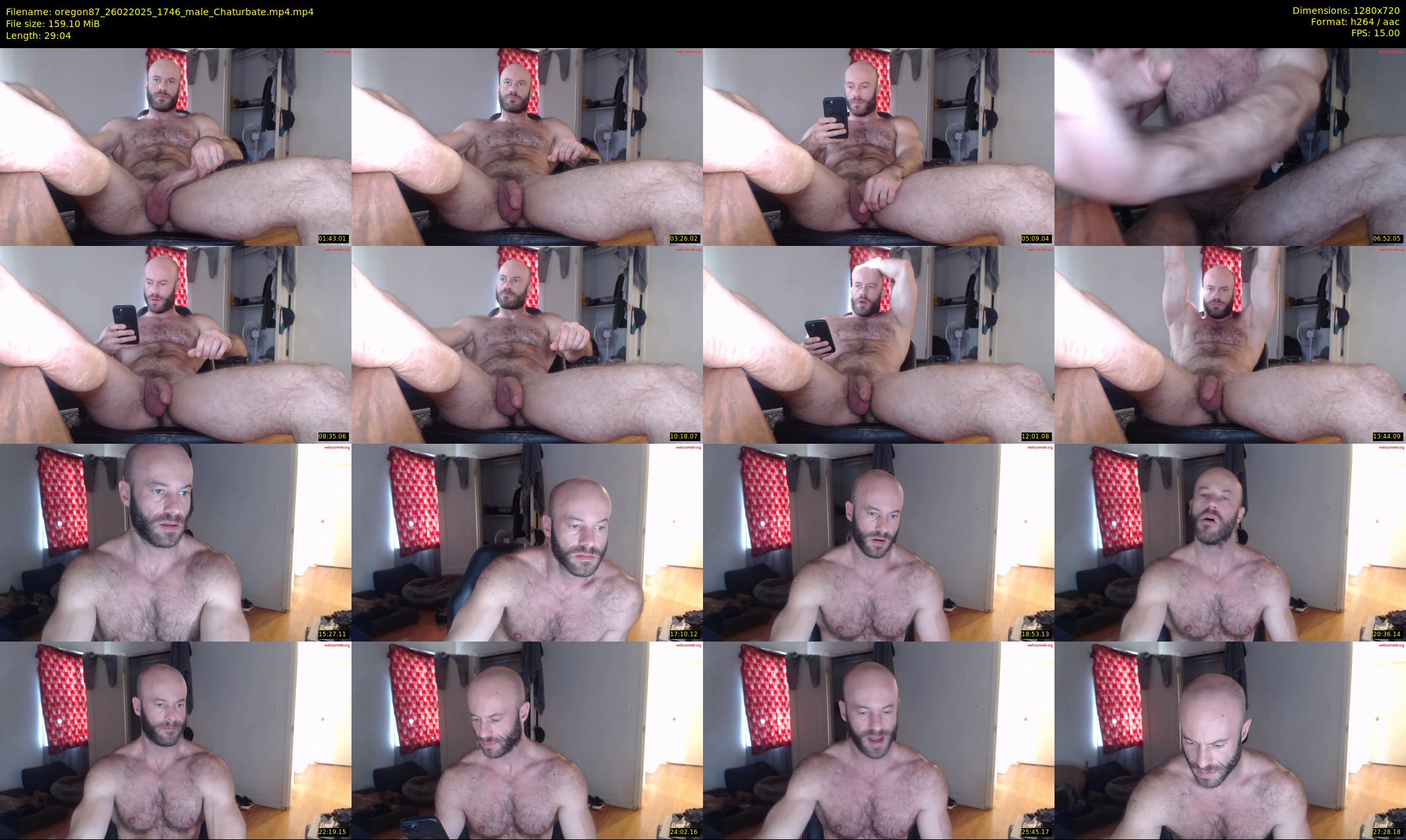oregon87 — 30 minute Chaturbate male cam show recording, 720p, Feb 26, 2025
