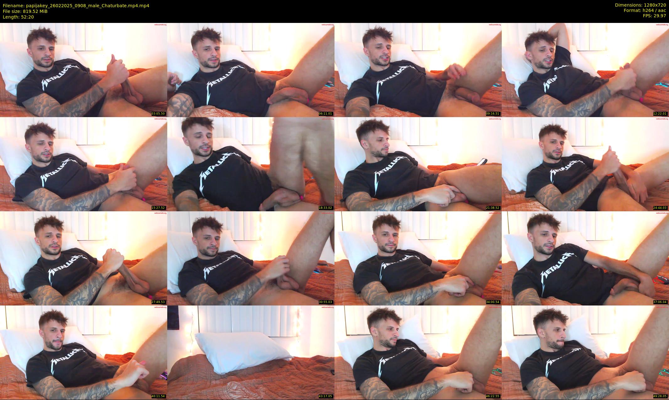 papijakey — 53 minute Chaturbate male cam show recording, 720p, Feb 26, 2025