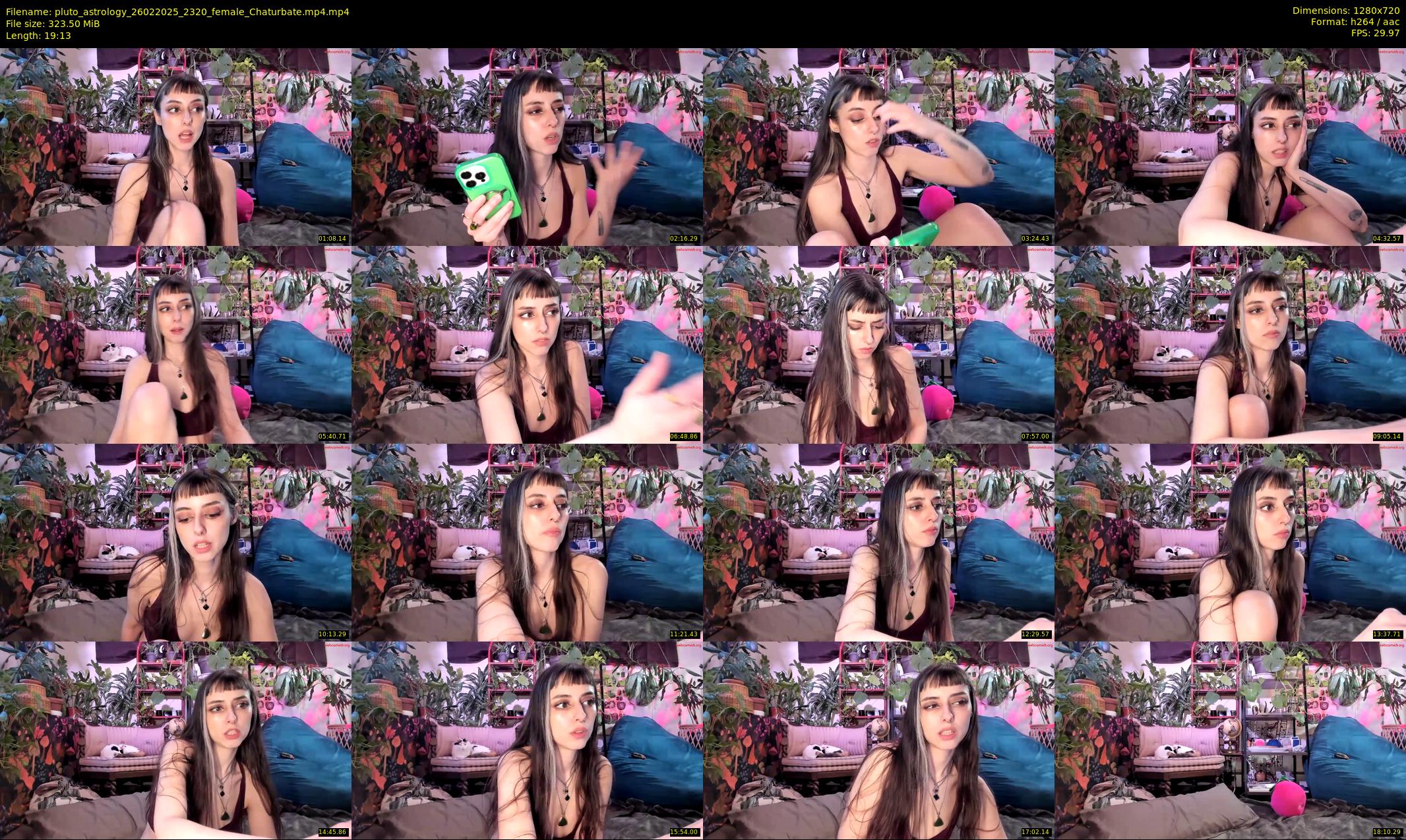 pluto_astrology — 20 minute Chaturbate female cam show recording, 720p, Feb 26, 2025