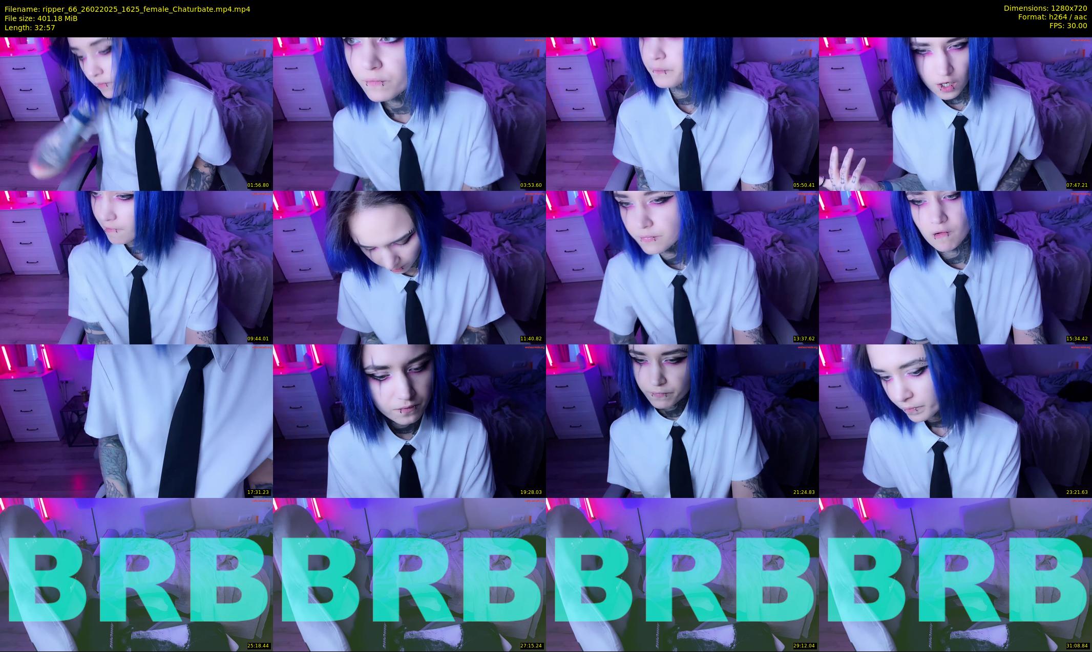 ripper_66 — 33 minute Chaturbate female cam show recording, 720p, Feb 26, 2025