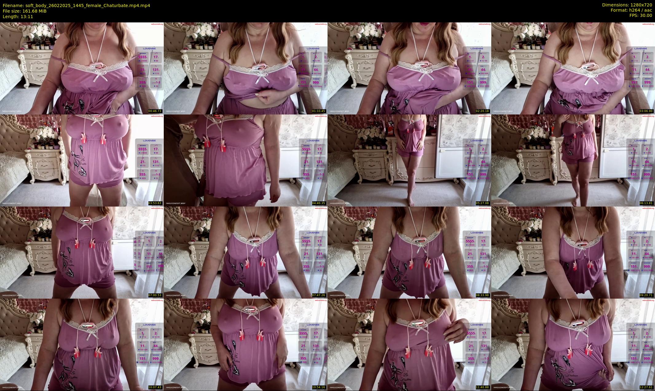 soft_body — 14 minute Chaturbate female cam show recording, 720p, Feb 26, 2025