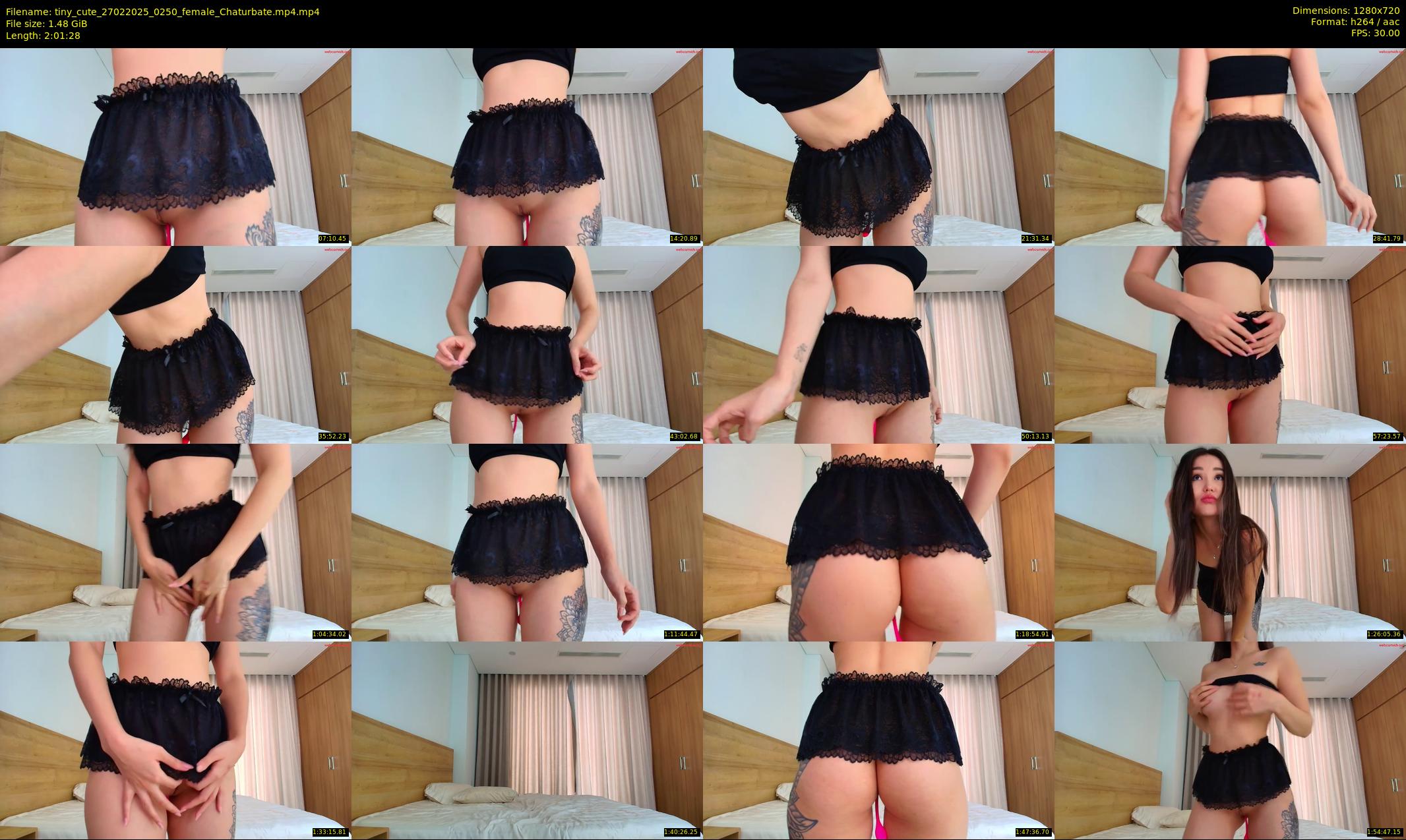 tiny_cute — 122 minute Chaturbate female cam show recording, 720p, Feb 27, 2025