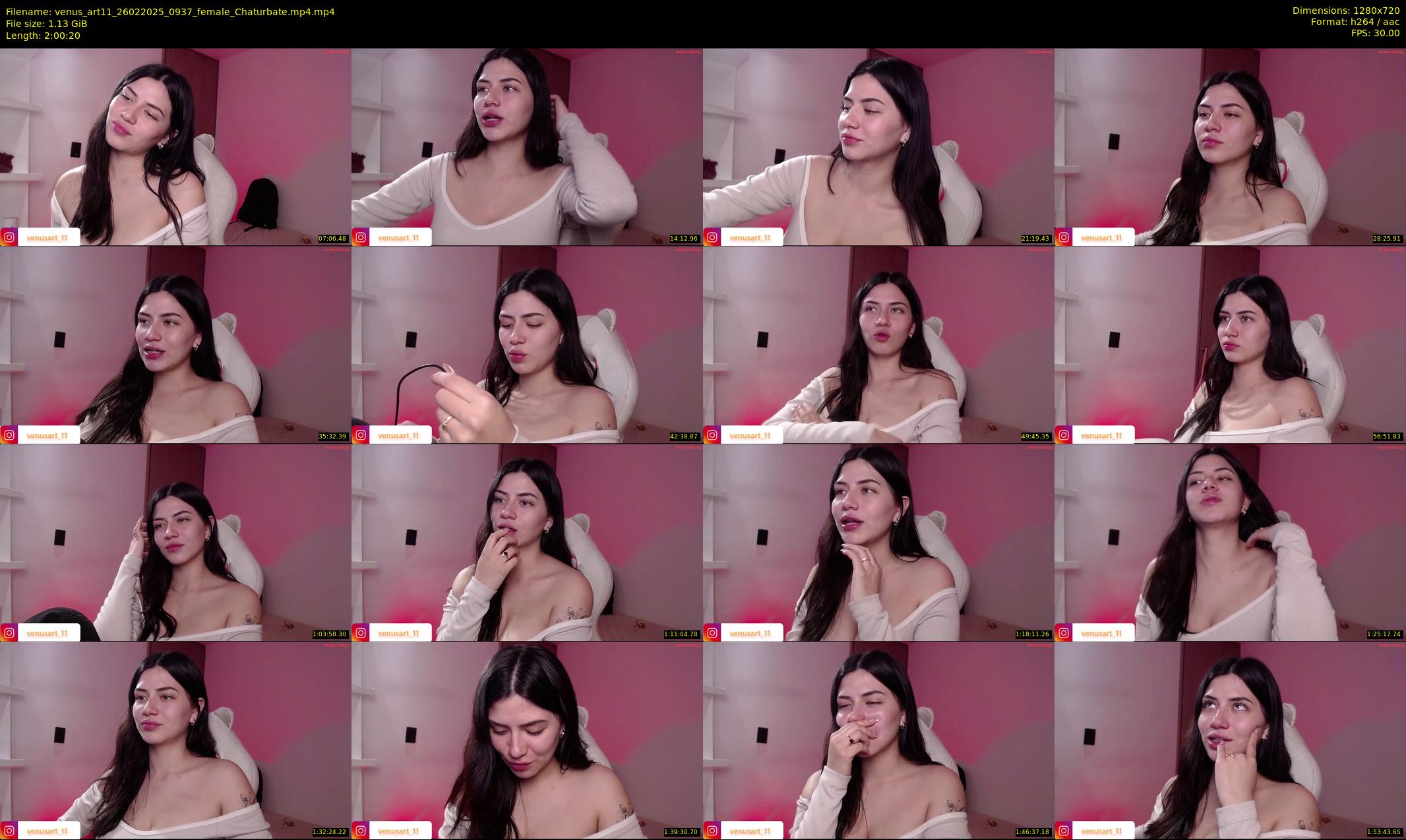 venus_art11 — 121 minute Chaturbate female cam show recording, 720p, Feb 26, 2025