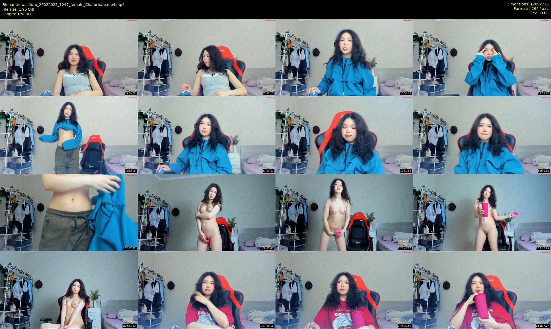 wastforu — 119 minute Chaturbate female cam show recording, 720p, Feb 26, 2025
