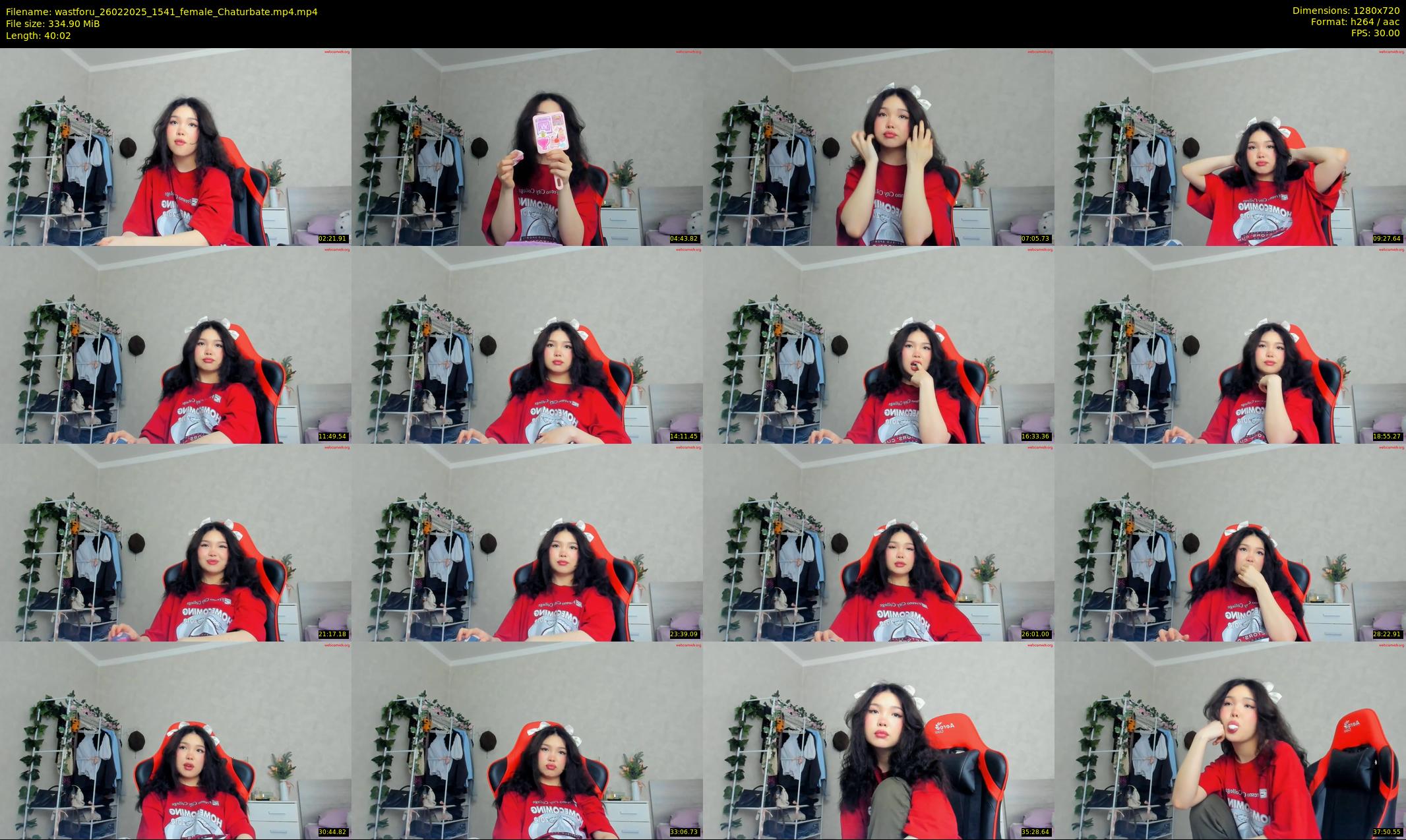 wastforu — 41 minute Chaturbate female cam show recording, 720p, Feb 26, 2025