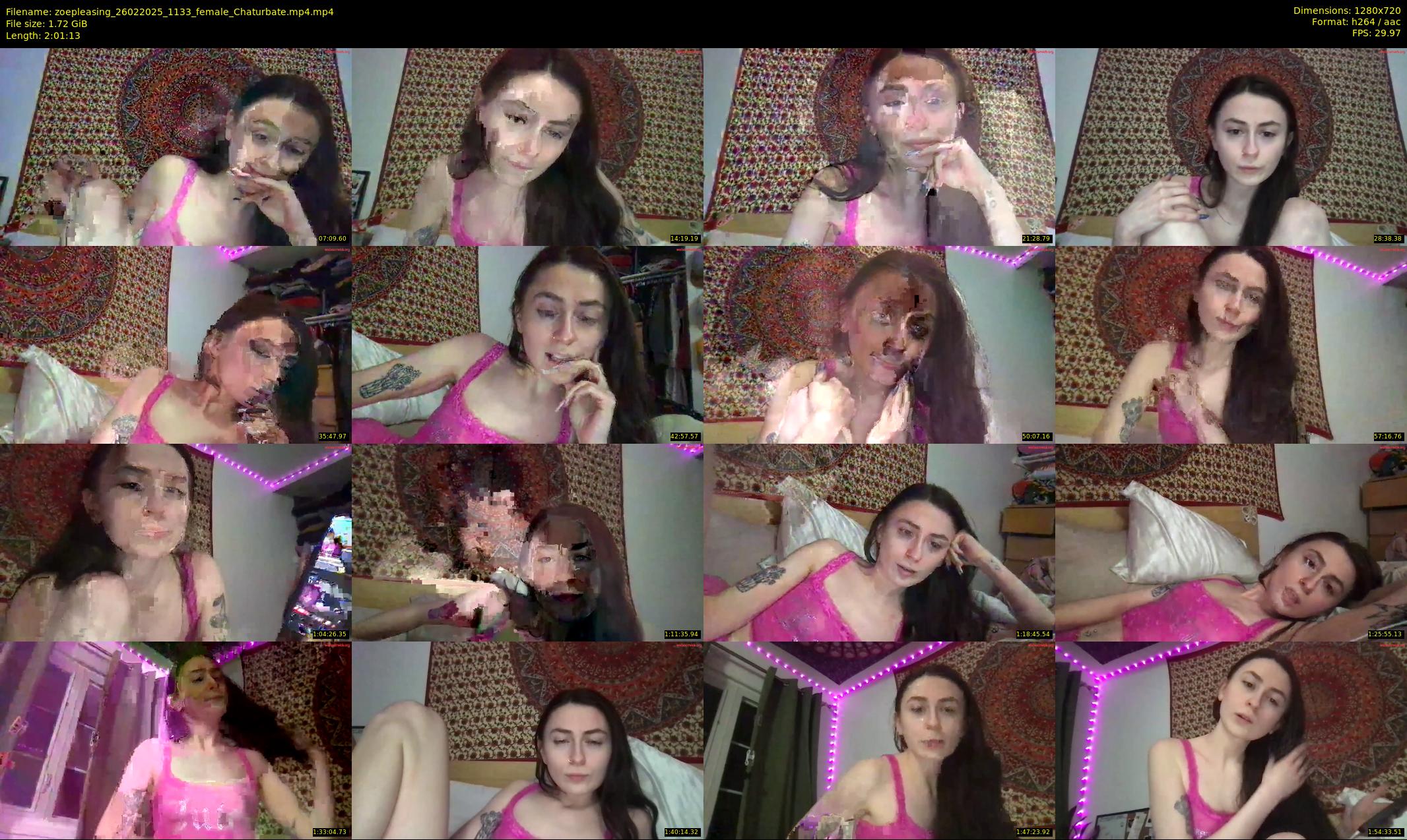 zoepleasing — 122 minute Chaturbate female cam show recording, 720p, Feb 26, 2025