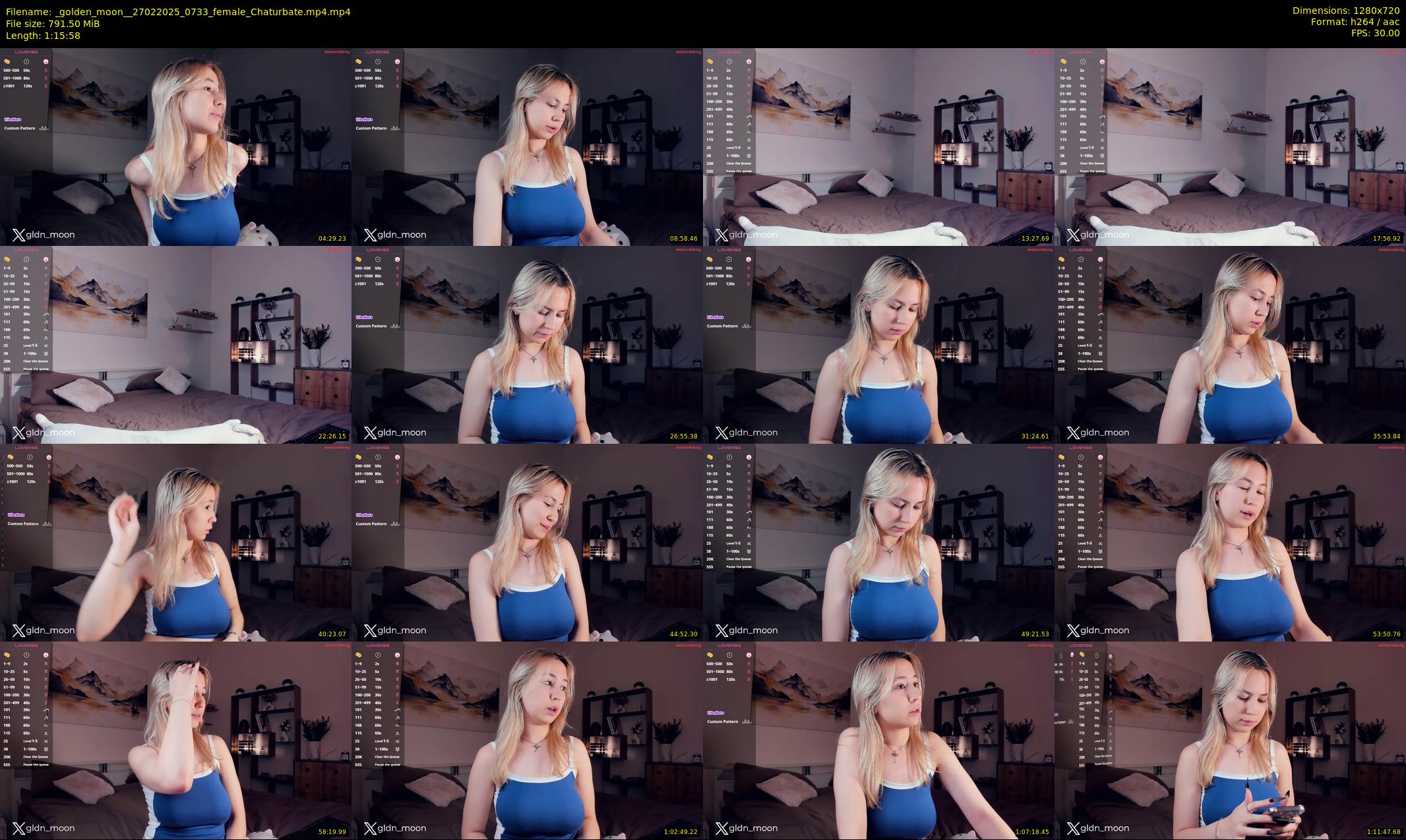 _golden_moon_ — 76 minute Chaturbate female cam show recording, 720p, Feb 27, 2025
