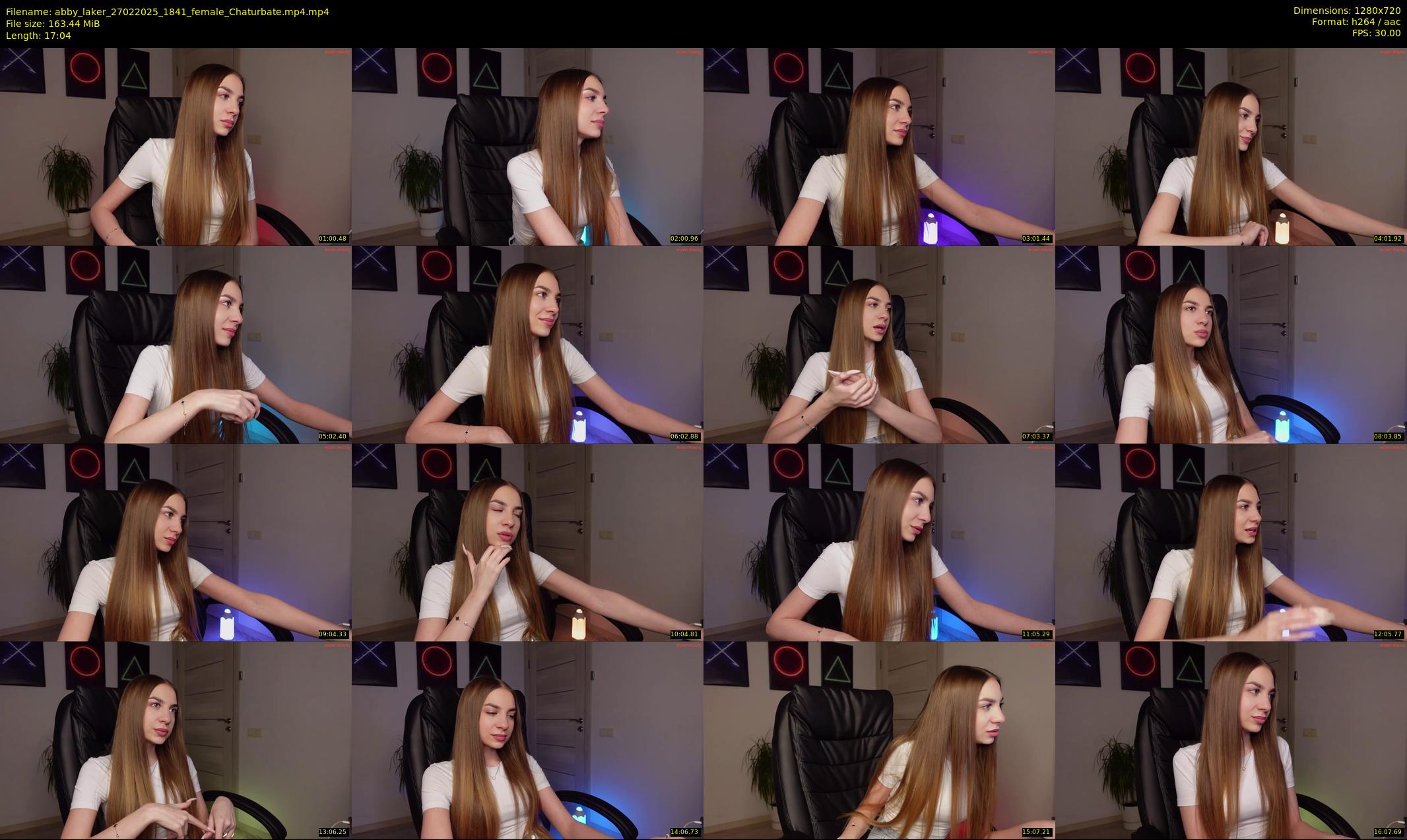 abby_laker — 18 minute Chaturbate female cam show recording, 720p, Feb 27, 2025