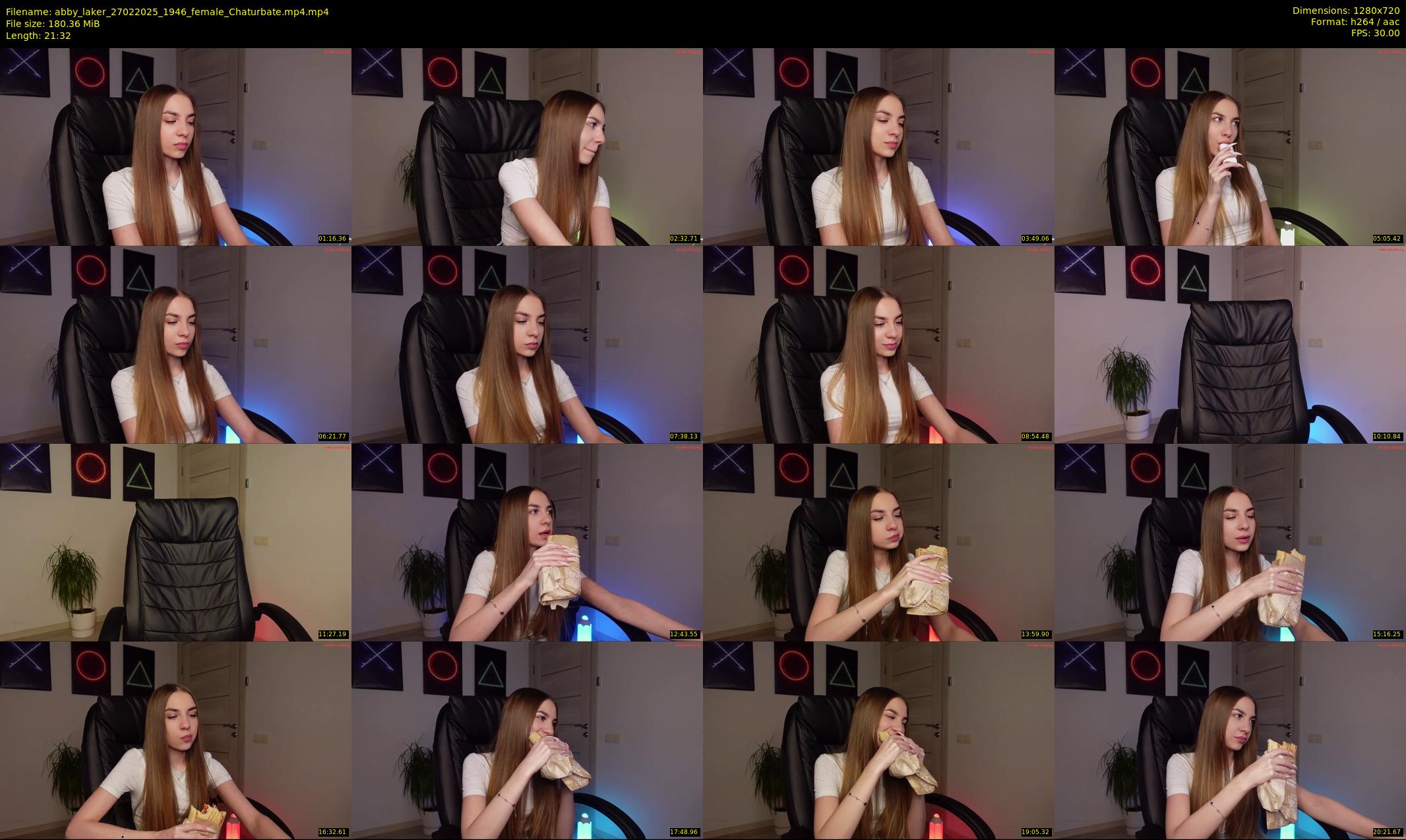 abby_laker — 22 minute Chaturbate female cam show recording, 720p, Feb 27, 2025