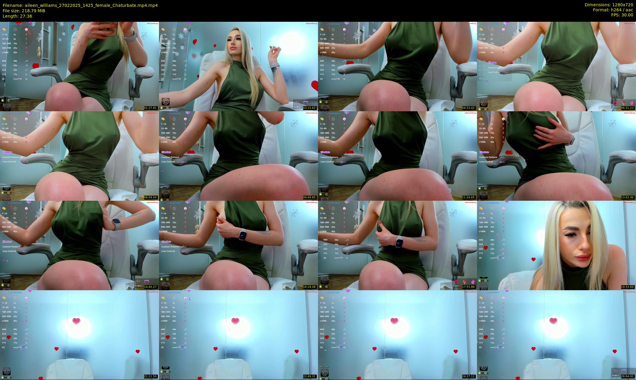 aileen_williams — 28 minute Chaturbate female cam show recording, 720p, Feb 27, 2025