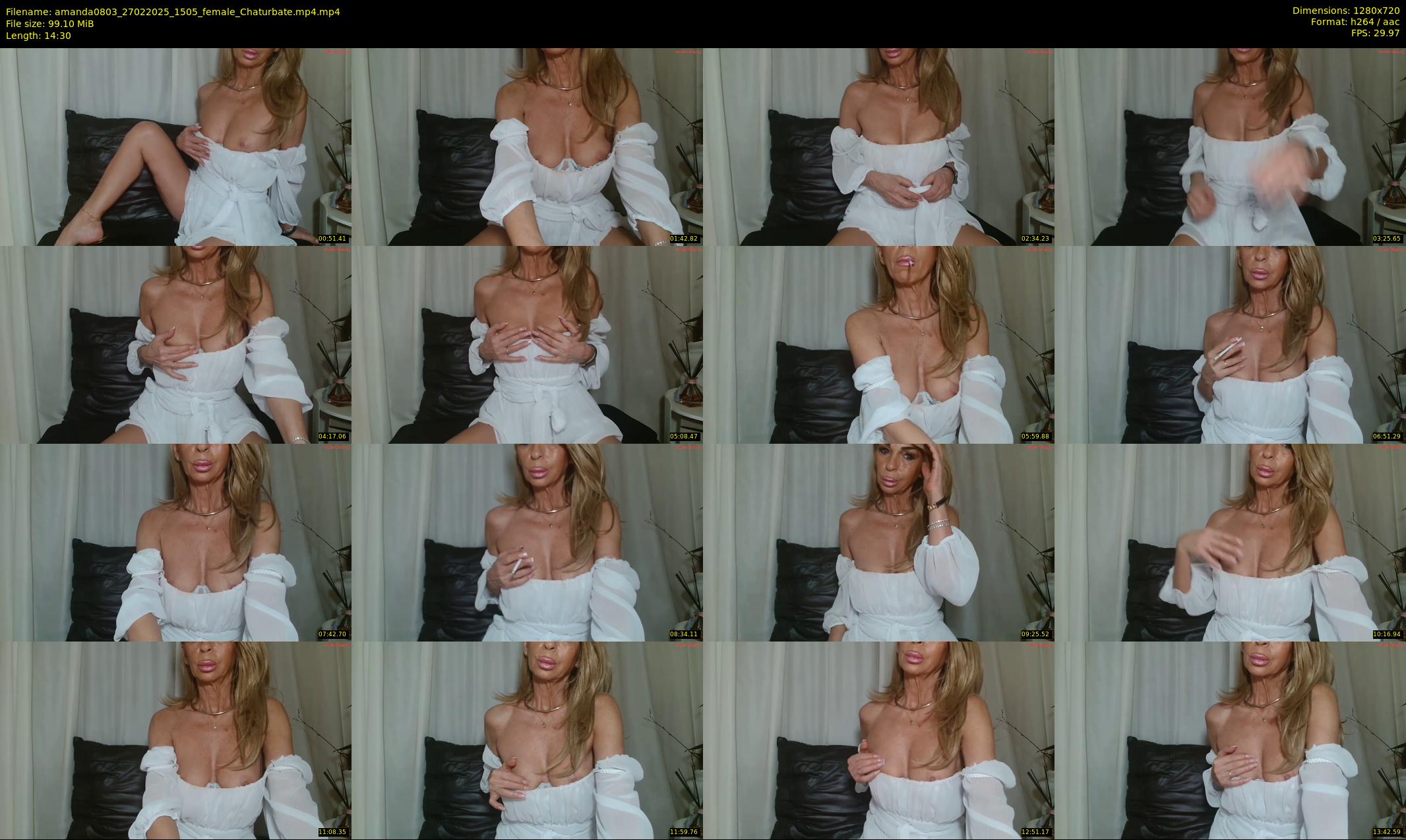 amanda0803 — 15 minute Chaturbate female cam show recording, 720p, Feb 27, 2025