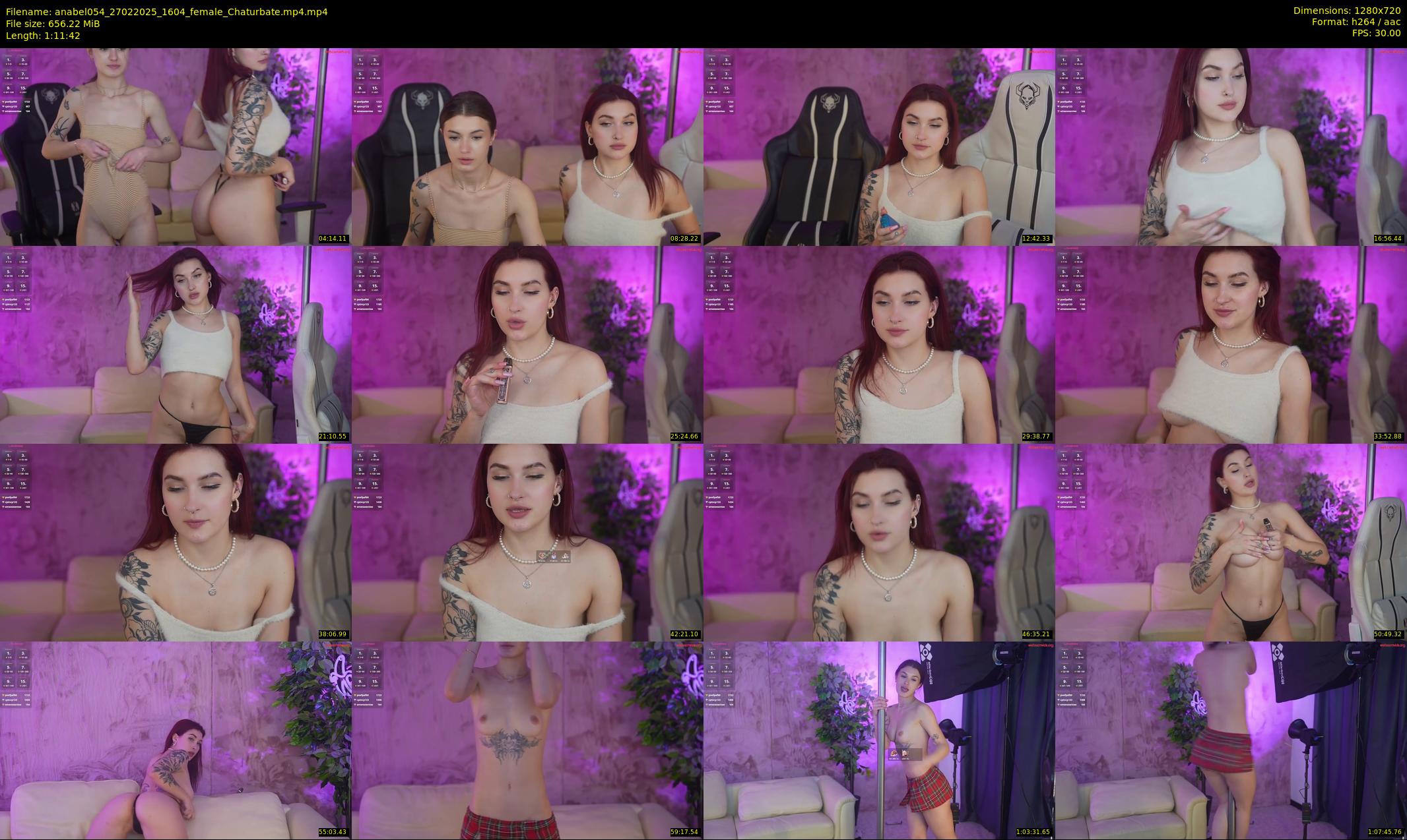 anabel054 — 72 minute Chaturbate female cam show recording, 720p, Feb 27, 2025