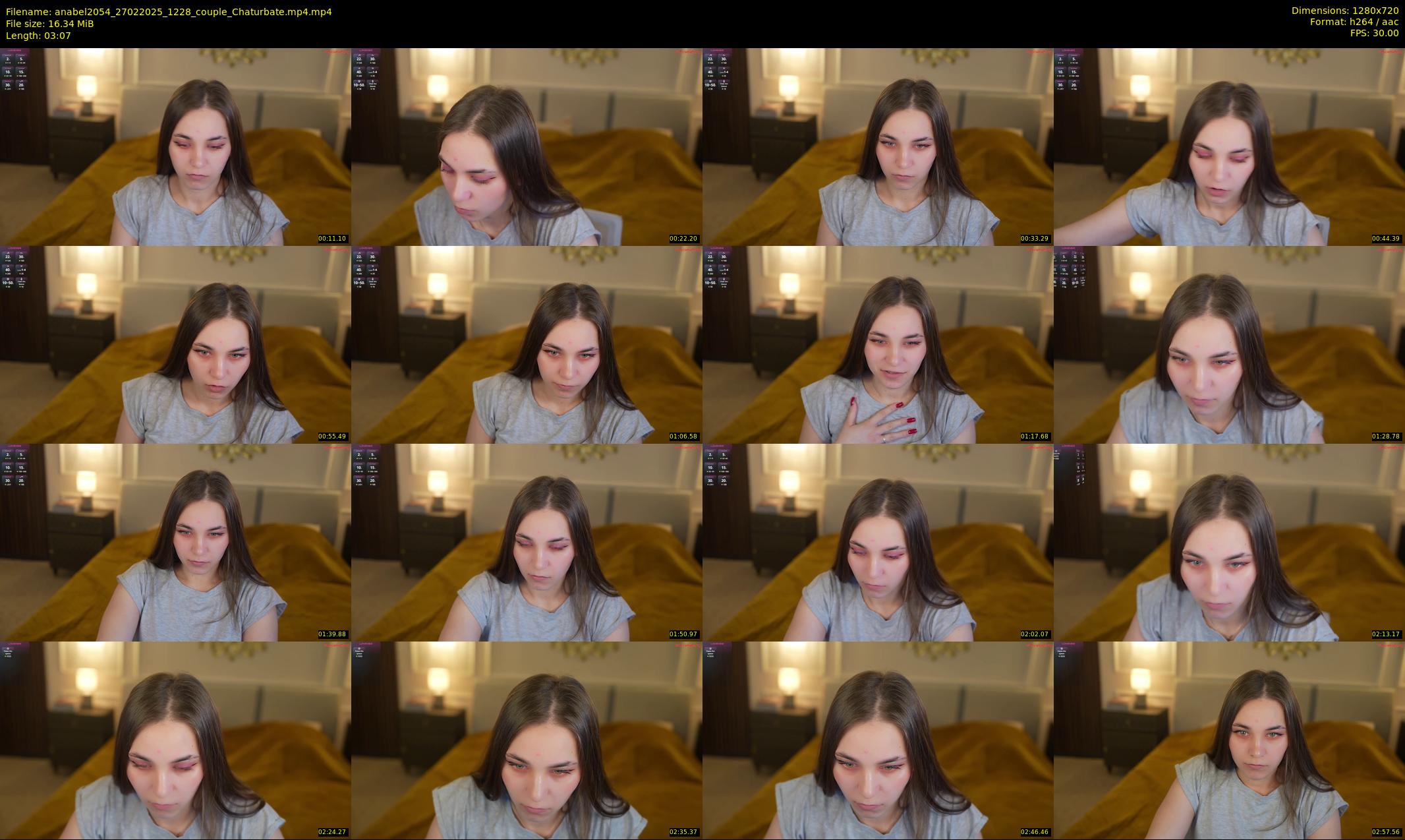 anabel2054 — 4 minute Chaturbate female cam show recording, 720p, Feb 27, 2025
