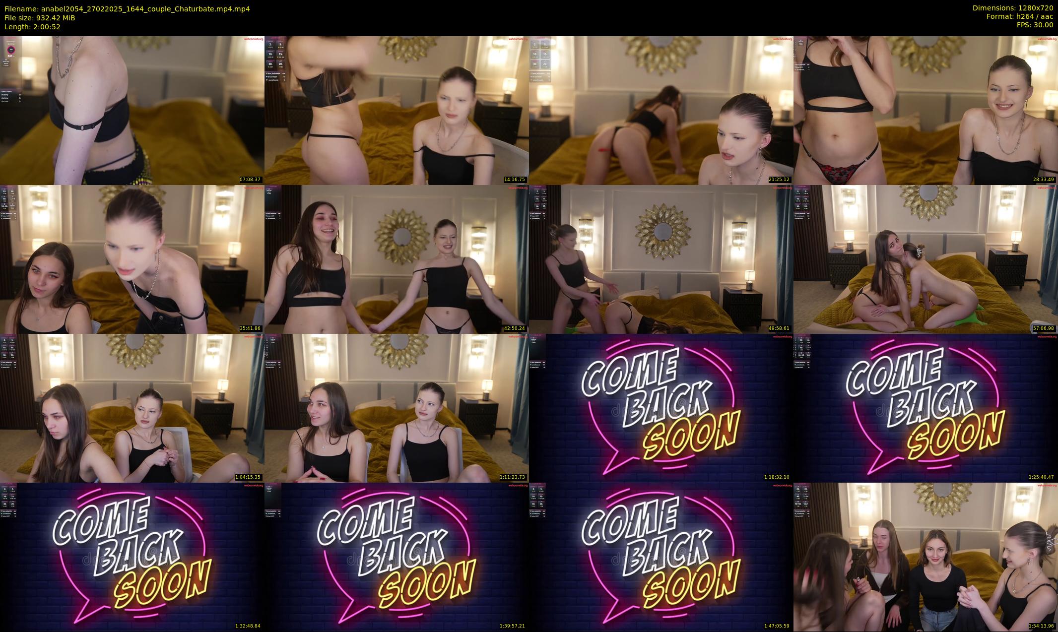 anabel2054 — 121 minute Chaturbate female cam show recording, 720p, Feb 27, 2025