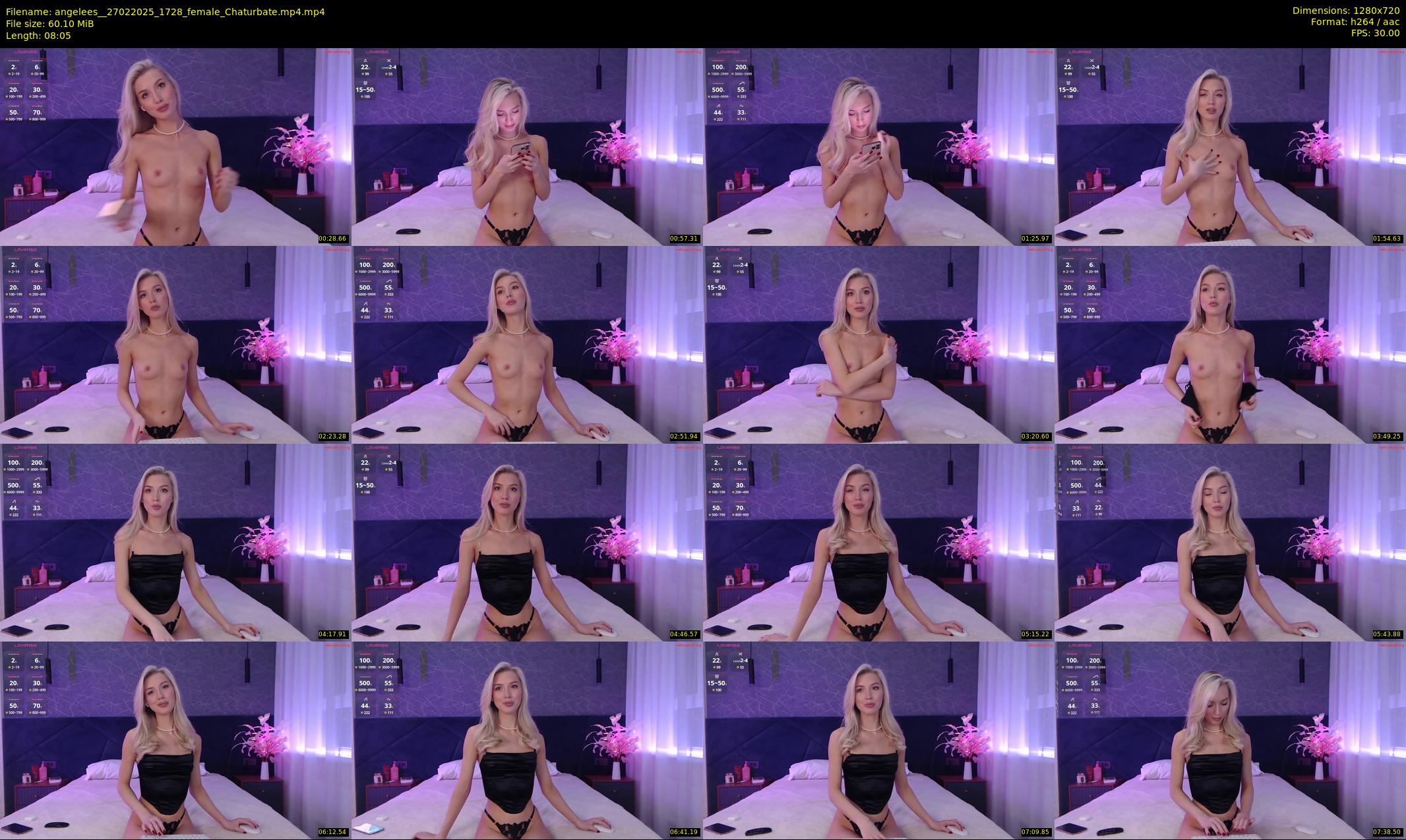 angelees_ — 9 minute Chaturbate female cam show recording, 720p, Feb 27, 2025