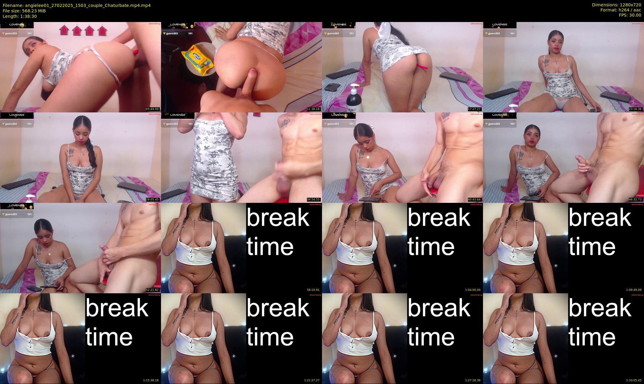 angielee01 — 99 minute Chaturbate couple cam show recording, 720p, Feb 27, 2025