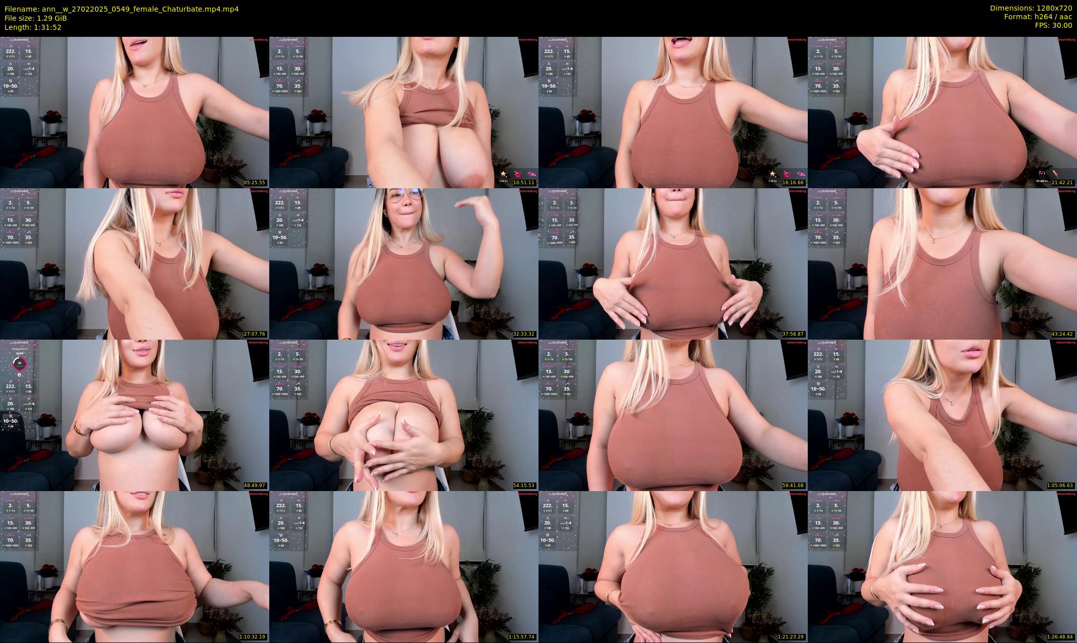 ann__w — 92 minute Chaturbate female cam show recording, 720p, Feb 27, 2025