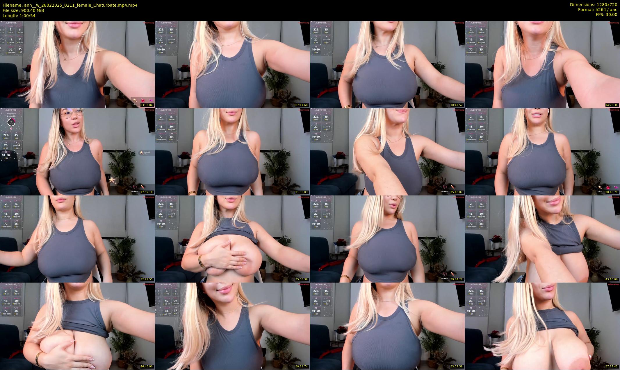 ann__w — 61 minute Chaturbate female cam show recording, 720p, Feb 28, 2025