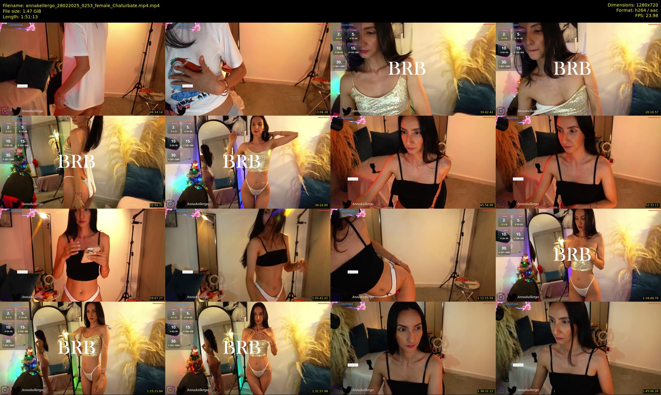 annakellergo — 112 minute Chaturbate female cam show recording, 720p, Feb 28, 2025