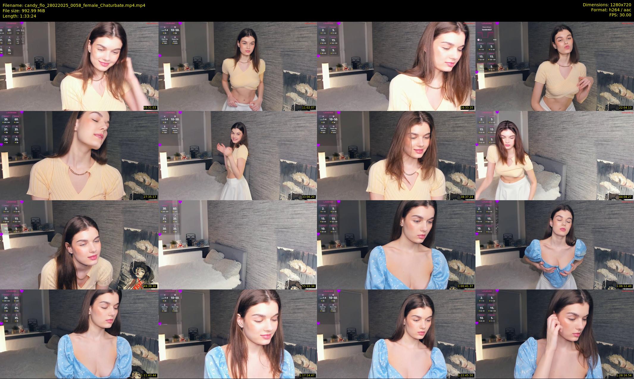 candy_flo — 94 minute Chaturbate female cam show recording, 720p, Feb 28, 2025