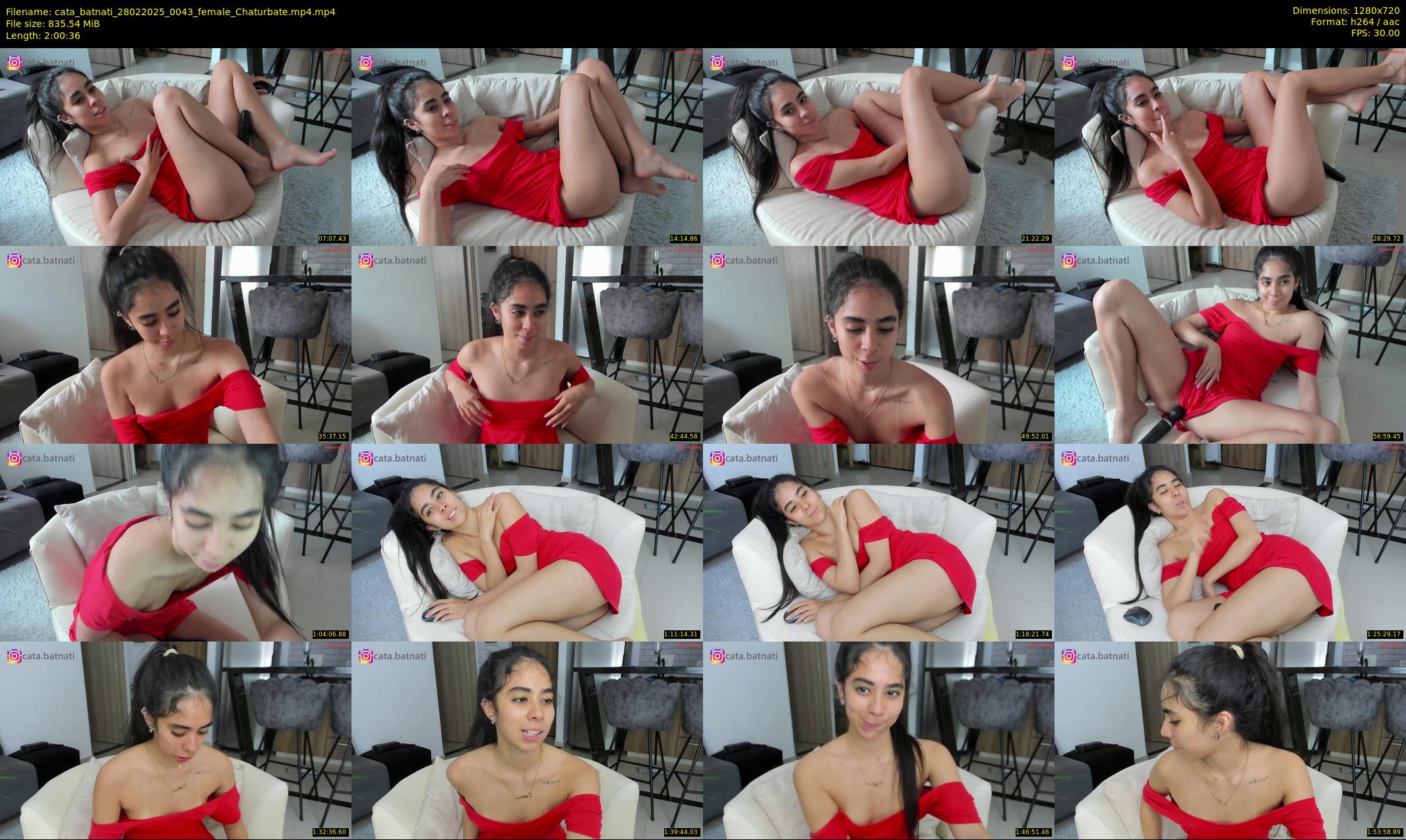 cata_batnati — 121 minute Chaturbate female cam show recording, 720p, Feb 28, 2025