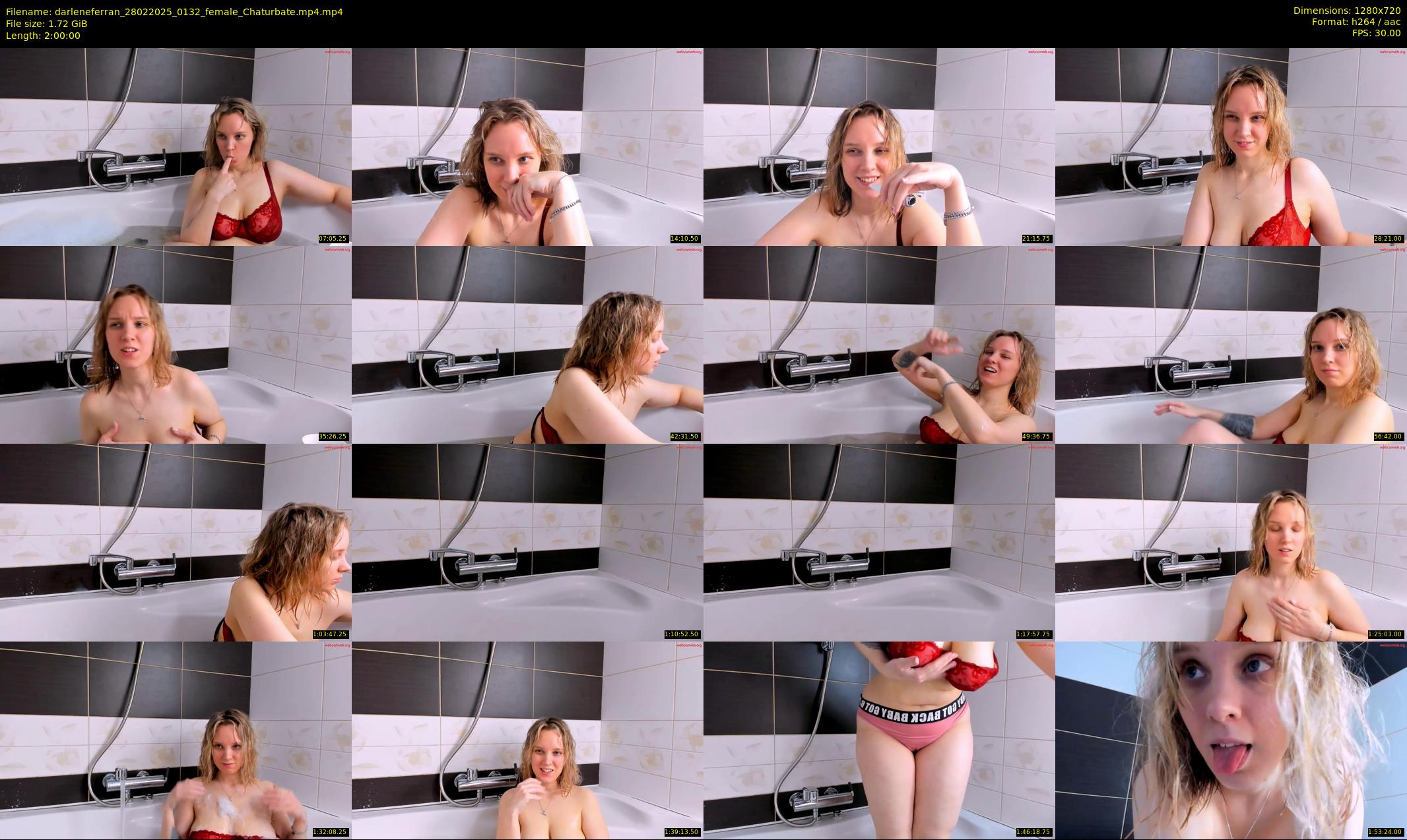 darleneferran — 120 minute Chaturbate female cam show recording, 720p, Feb 28, 2025