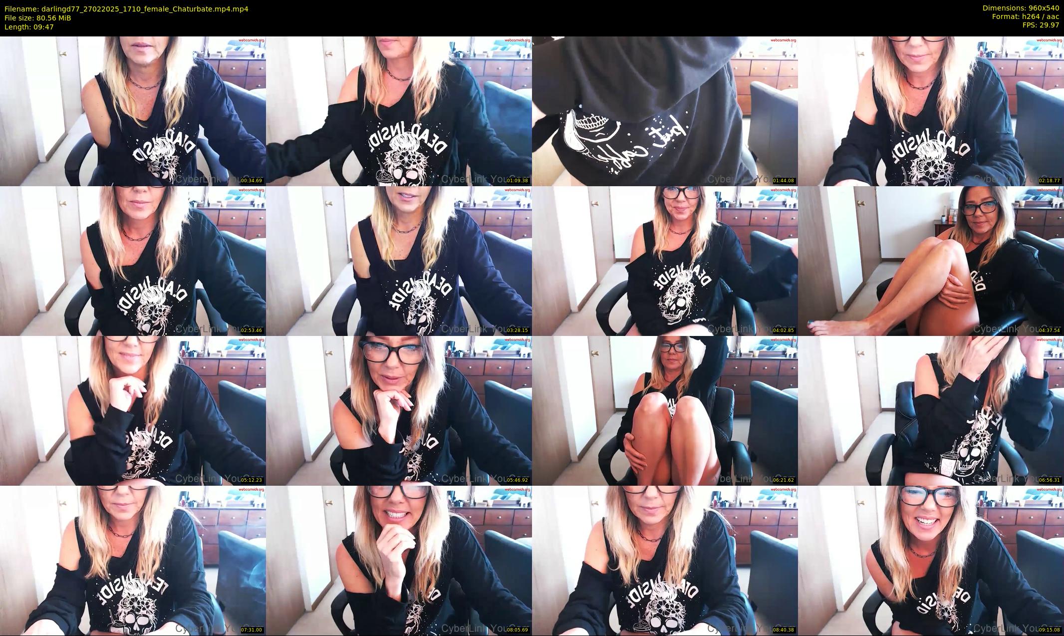 darlingd77 — 10 minute Chaturbate female cam show recording, 480p, Feb 27, 2025