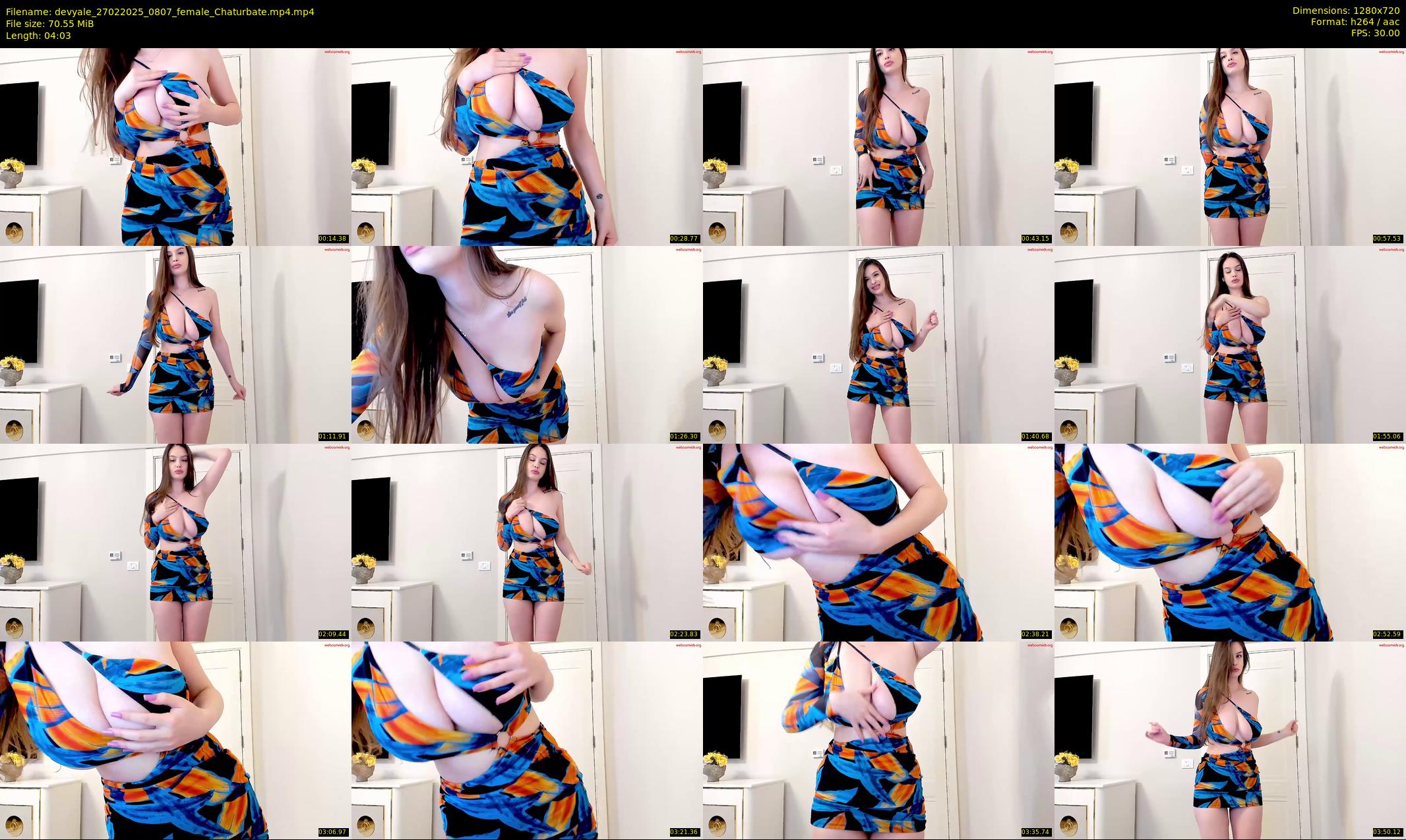 devyale — 5 minute Chaturbate female cam show recording, 720p, Feb 27, 2025