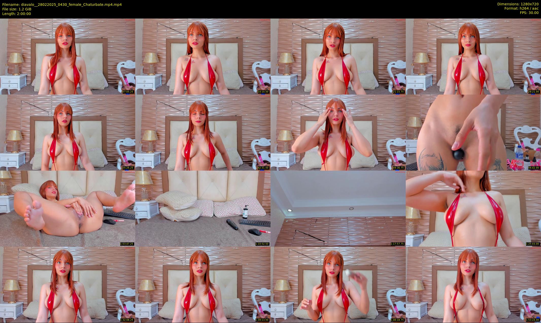 diavalo_ — 120 minute Chaturbate female cam show recording, 720p, Feb 28, 2025