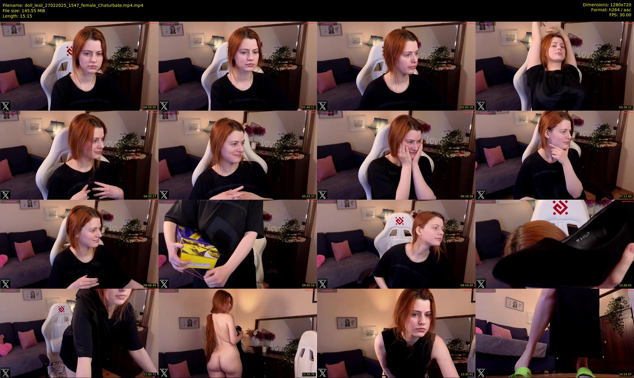 doll_lesli — 16 minute Chaturbate female cam show recording, 720p, Feb 27, 2025
