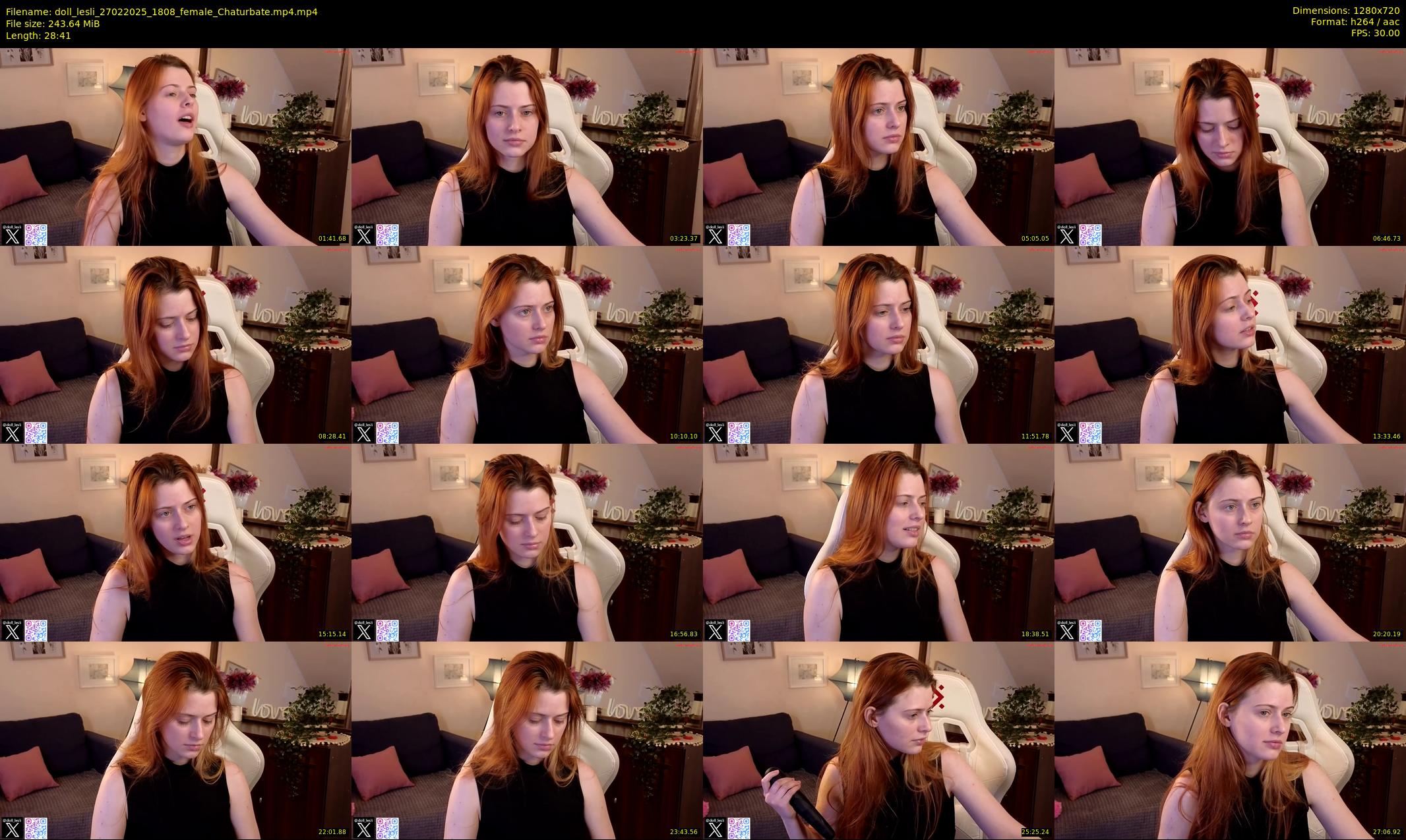doll_lesli — 29 minute Chaturbate female cam show recording, 720p, Feb 27, 2025