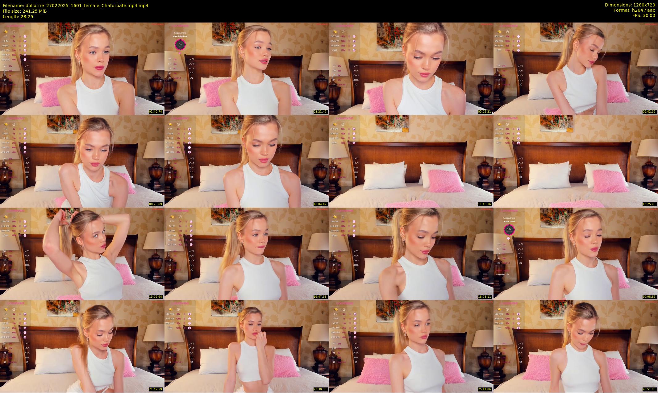 dollorrie — 29 minute Chaturbate couple cam show recording, 720p, Feb 27, 2025