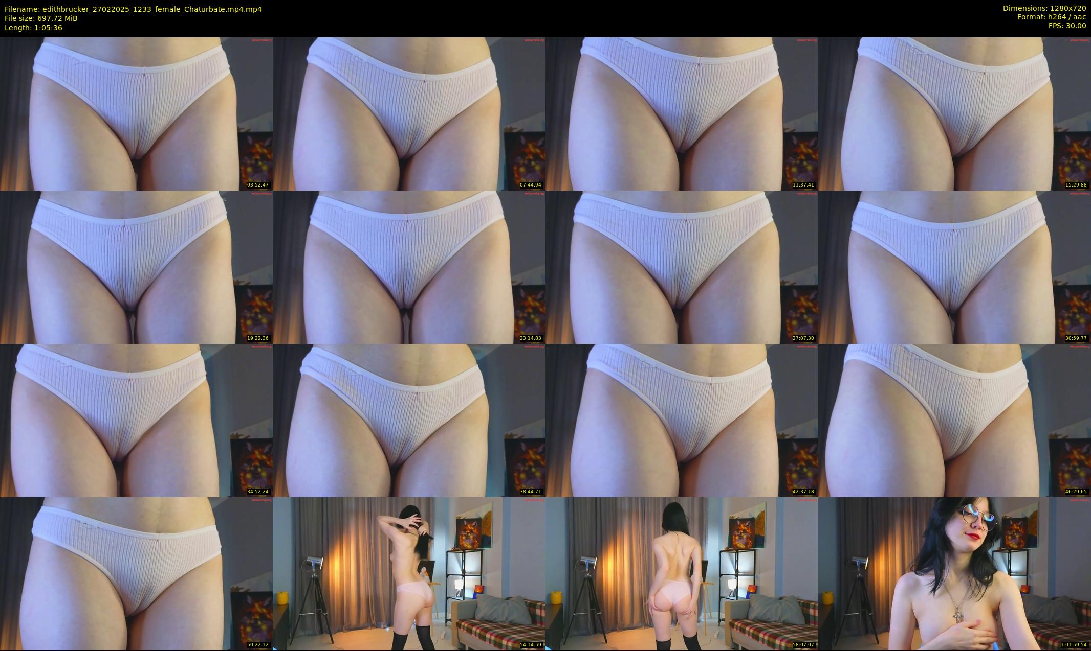 edithbrucker — 66 minute Chaturbate female cam show recording, 720p, Feb 27, 2025