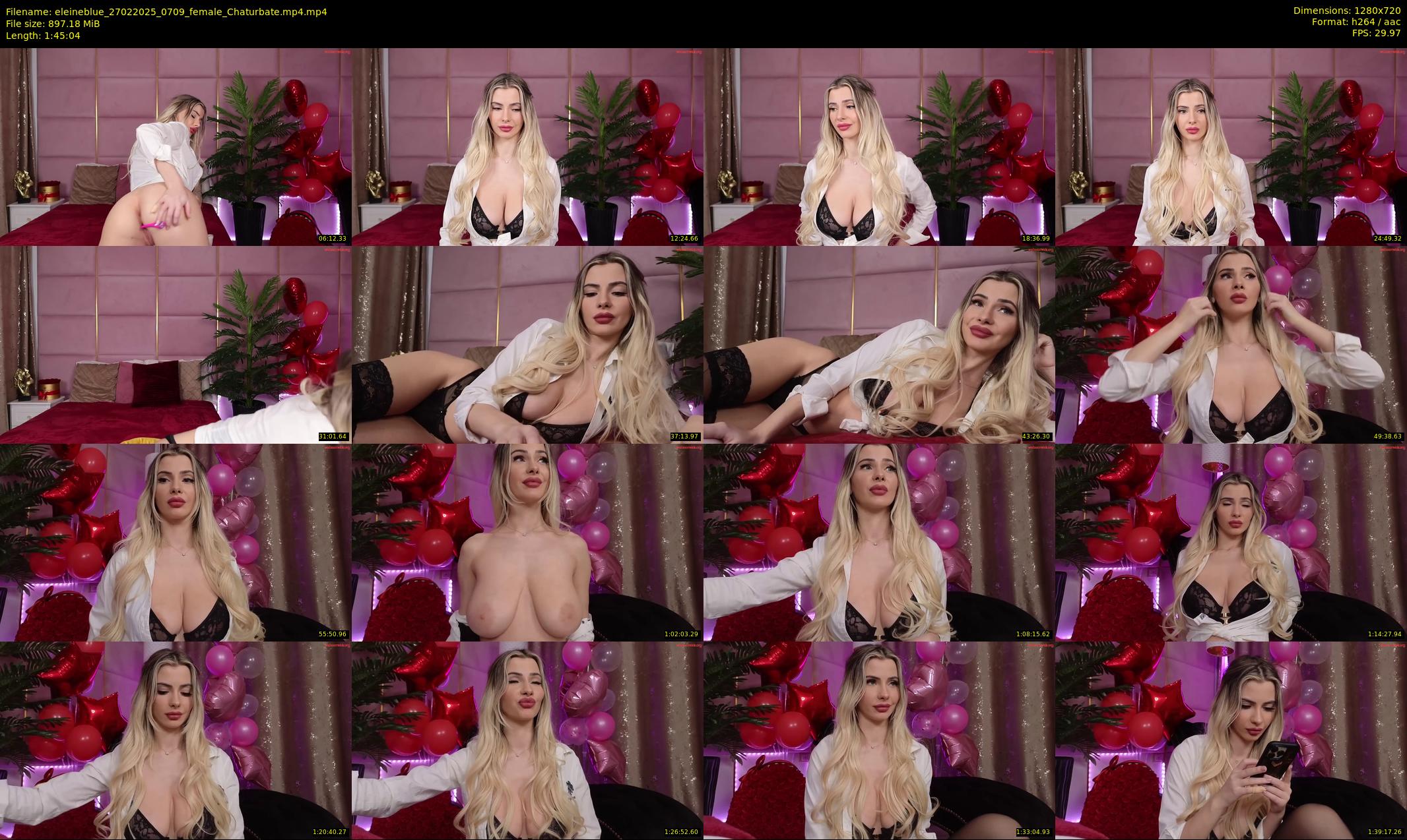 eleineblue — 106 minute Chaturbate female cam show recording, 720p, Feb 27, 2025