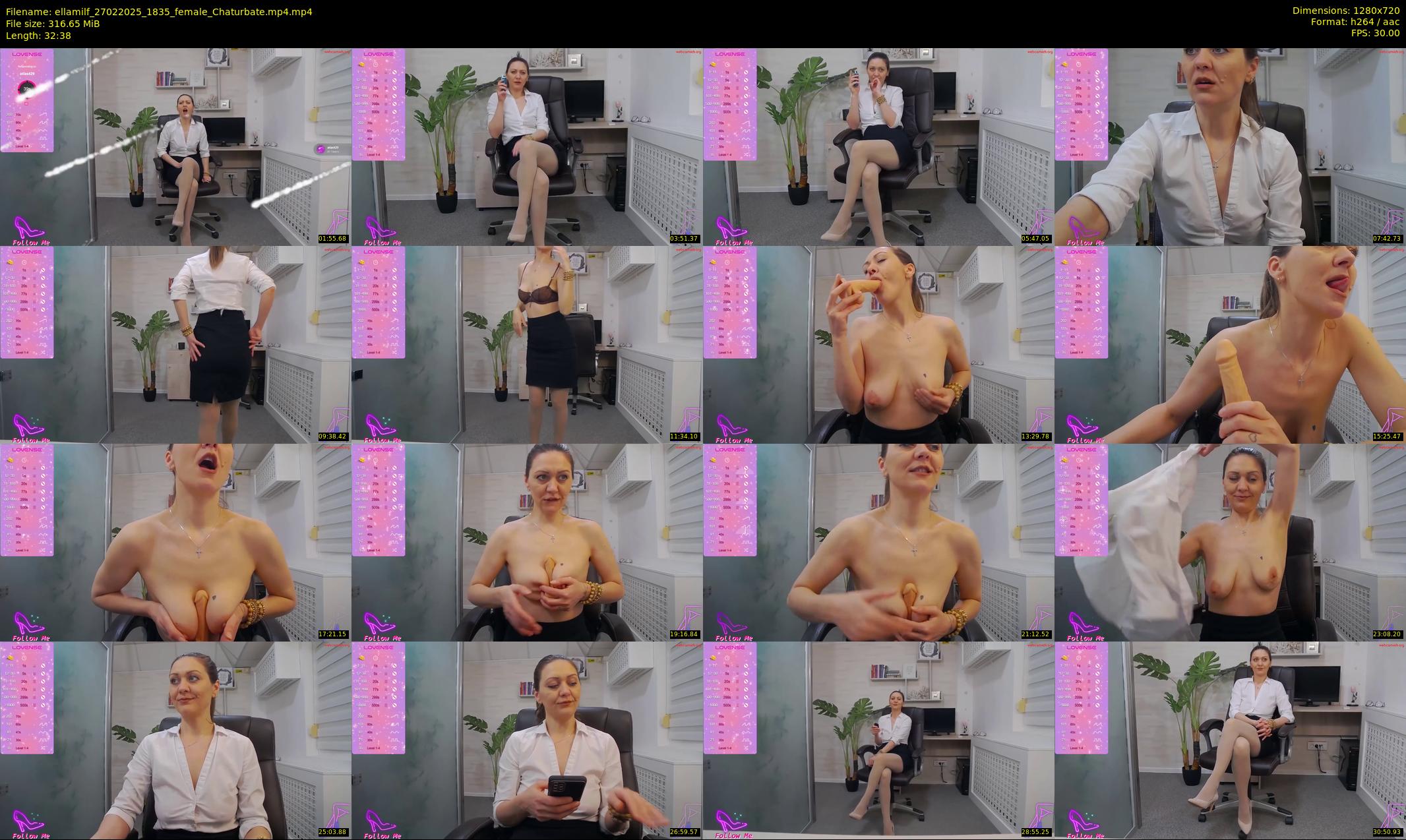 ellamilf — 33 minute Chaturbate female cam show recording, 720p, Feb 27, 2025
