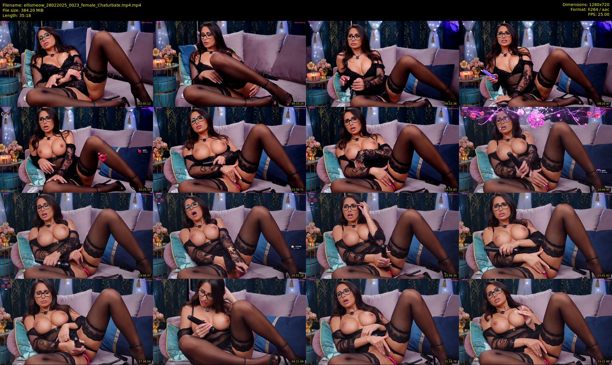 ellismeow — 36 minute Chaturbate female cam show recording, 720p, Feb 28, 2025