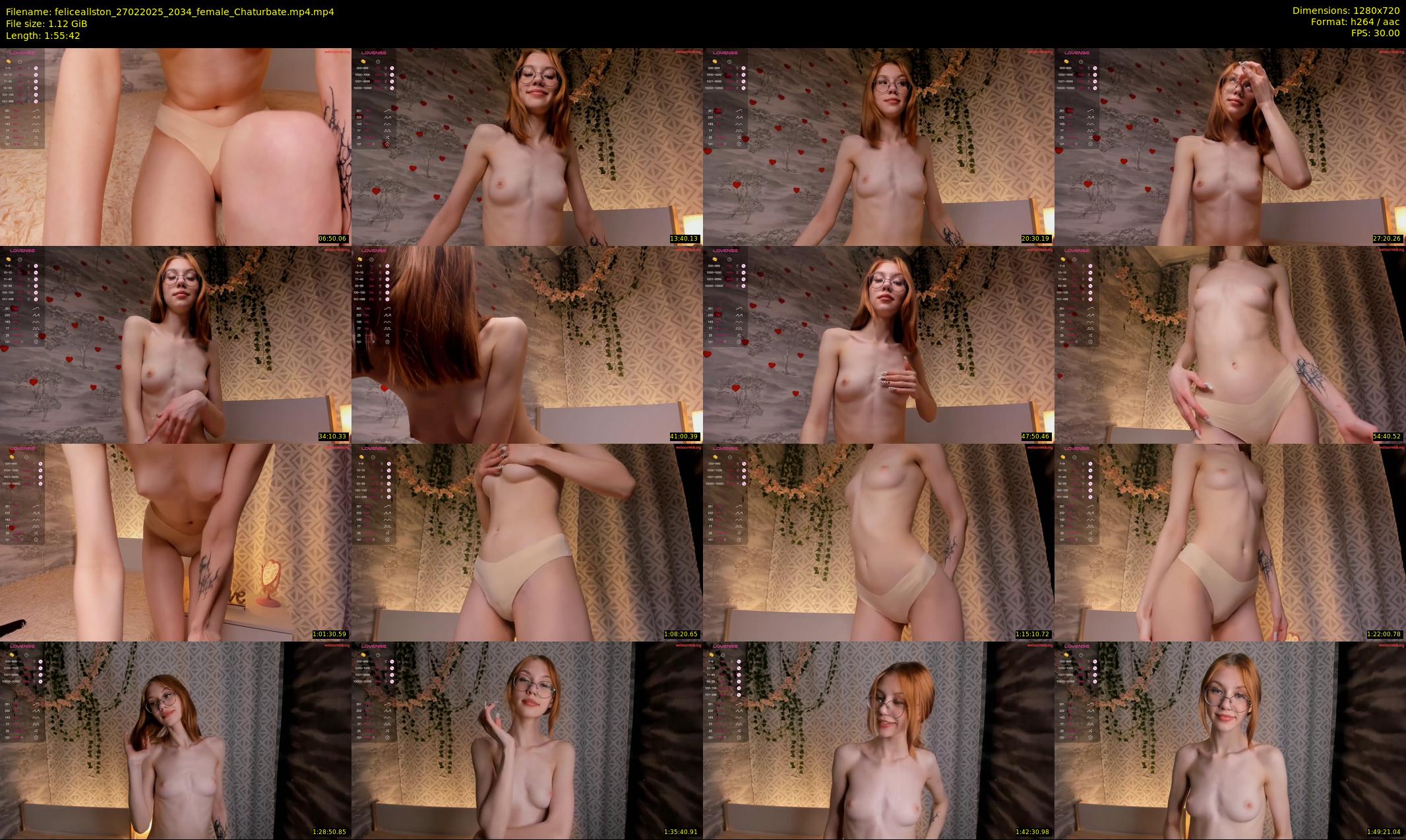 feliceallston — 116 minute Chaturbate female cam show recording, 720p, Feb 27, 2025