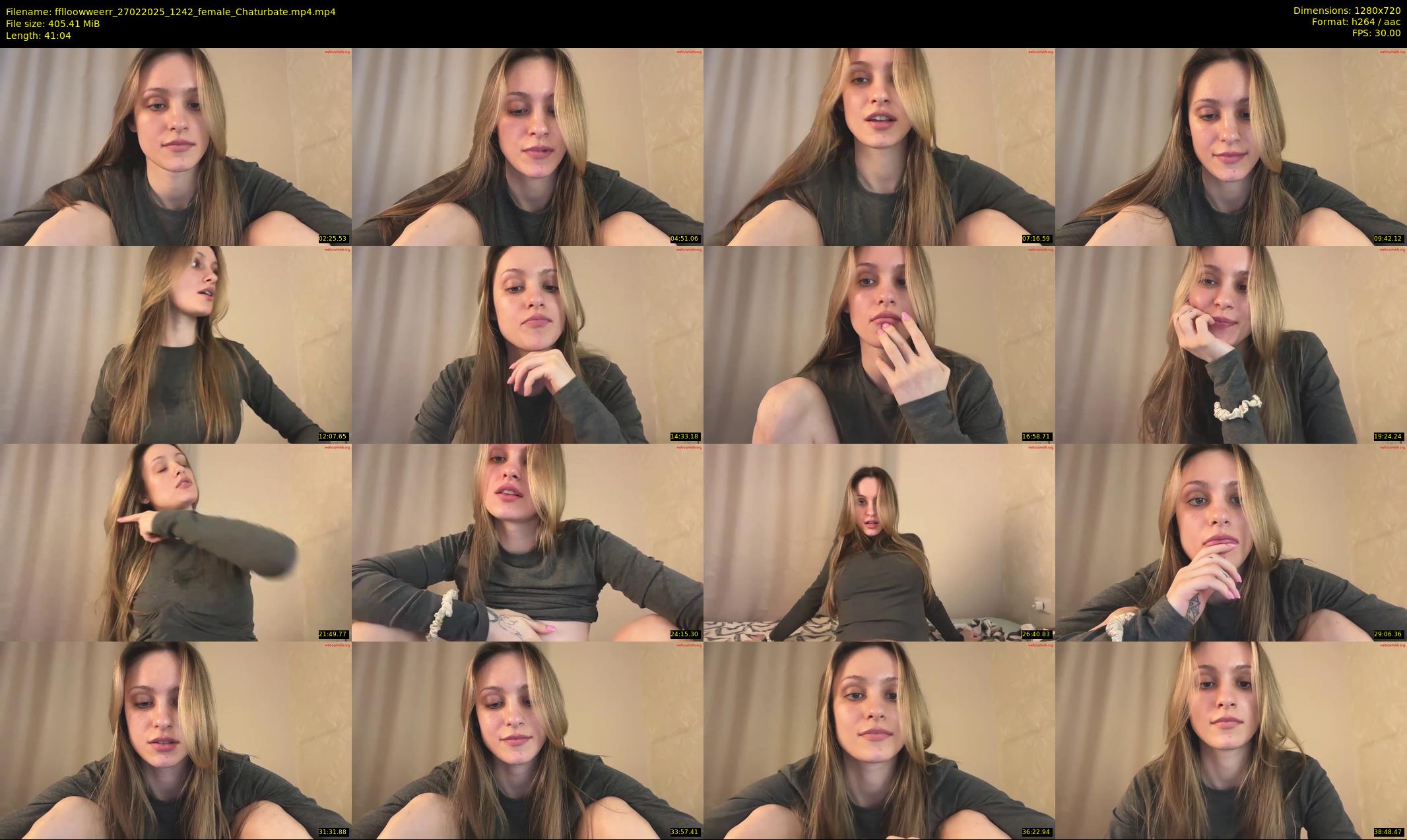 fflloowweerr — 42 minute Chaturbate couple cam show recording, 720p, Feb 27, 2025