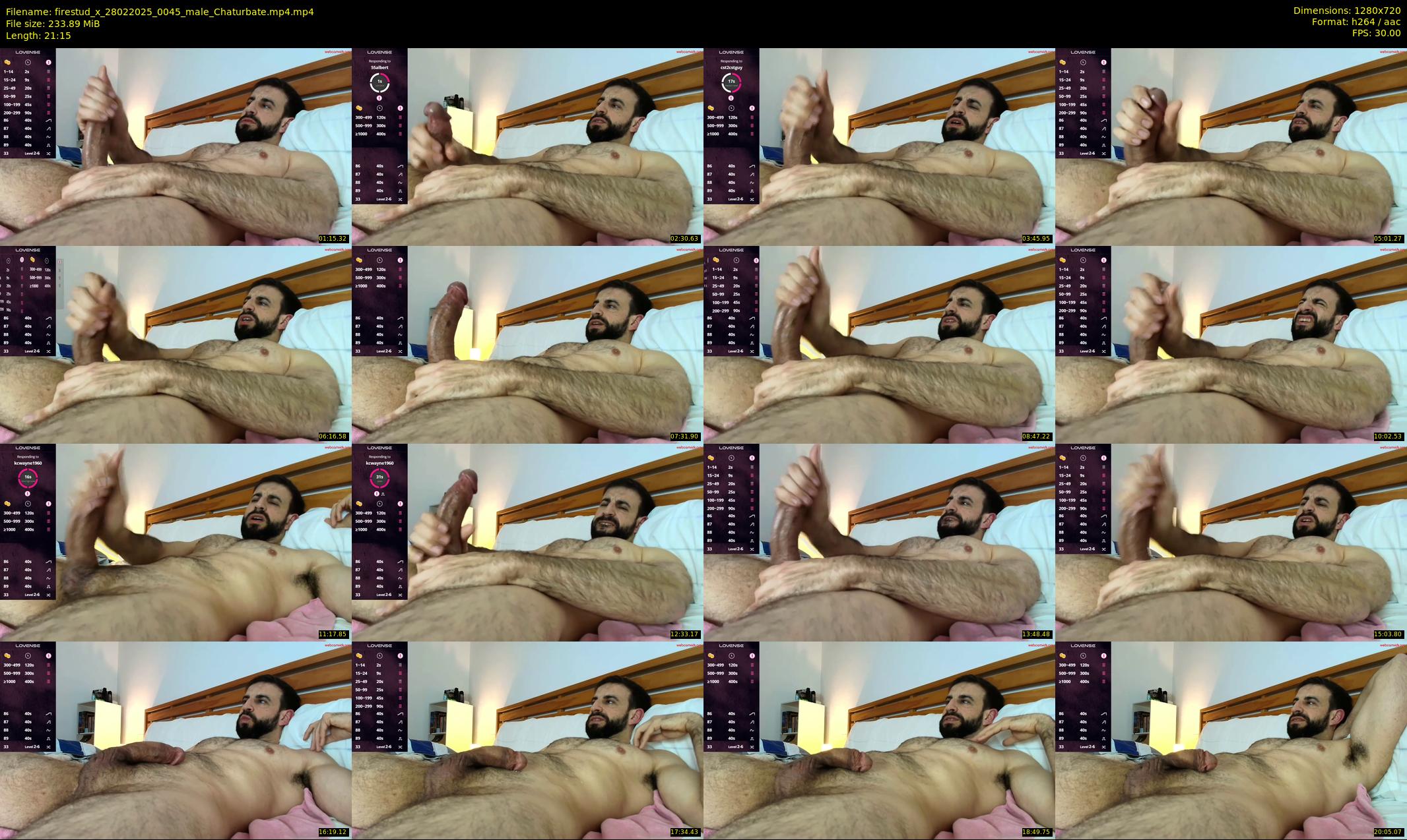 firestud_x — 22 minute Chaturbate male cam show recording, 720p, Feb 28, 2025