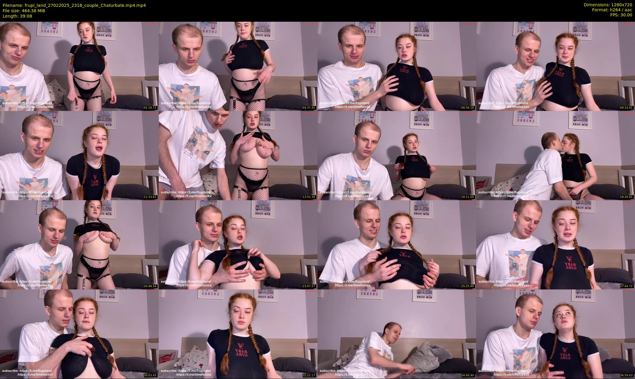 frupi_land — 40 minute Chaturbate couple cam show recording, 720p, Feb 27, 2025