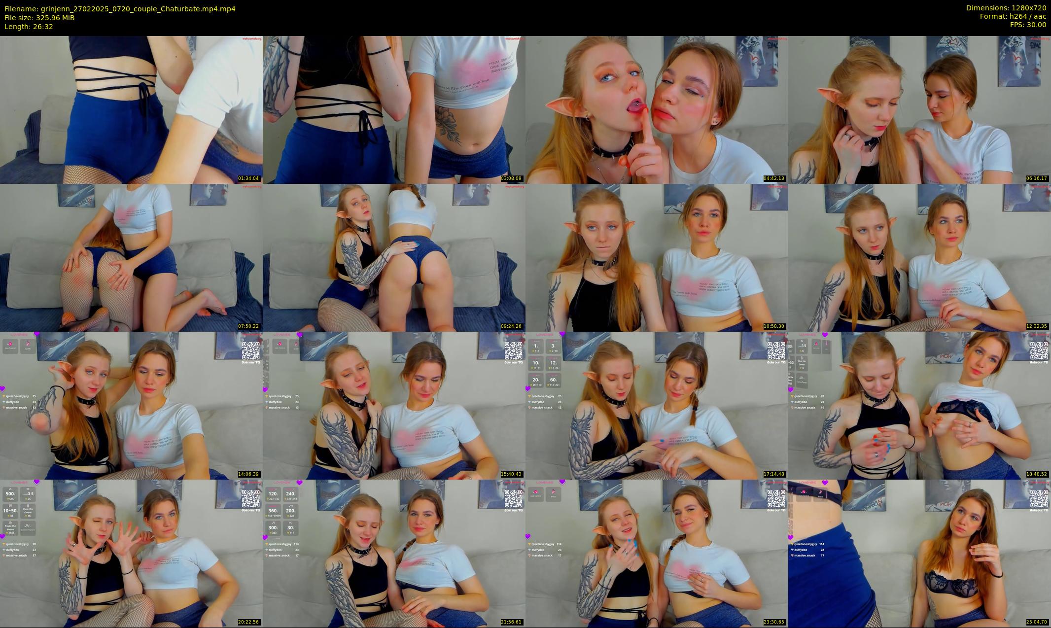 grinjenn — 27 minute Chaturbate female cam show recording, 720p, Feb 27, 2025