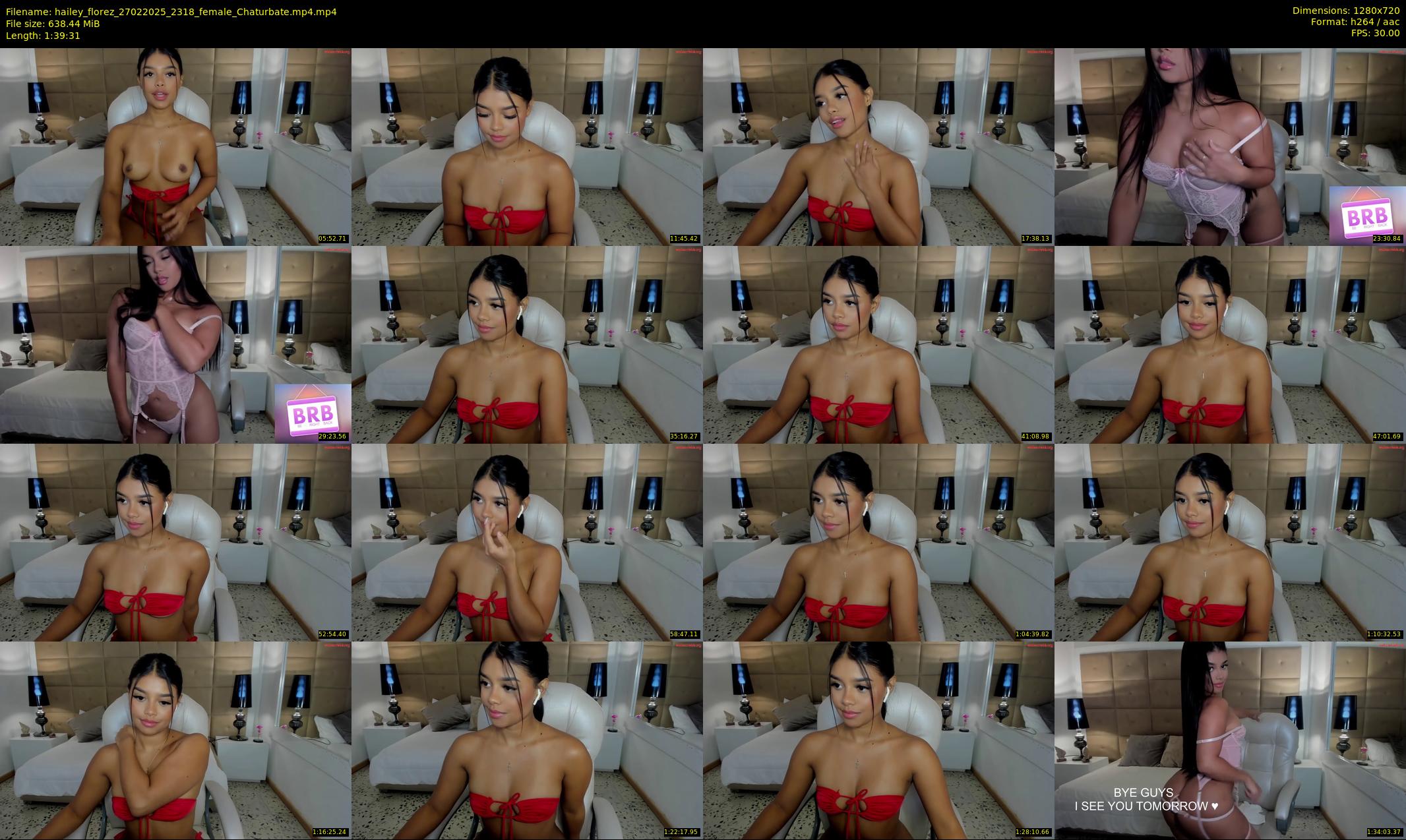 hailey_florez — 100 minute Chaturbate female cam show recording, 720p, Feb 27, 2025
