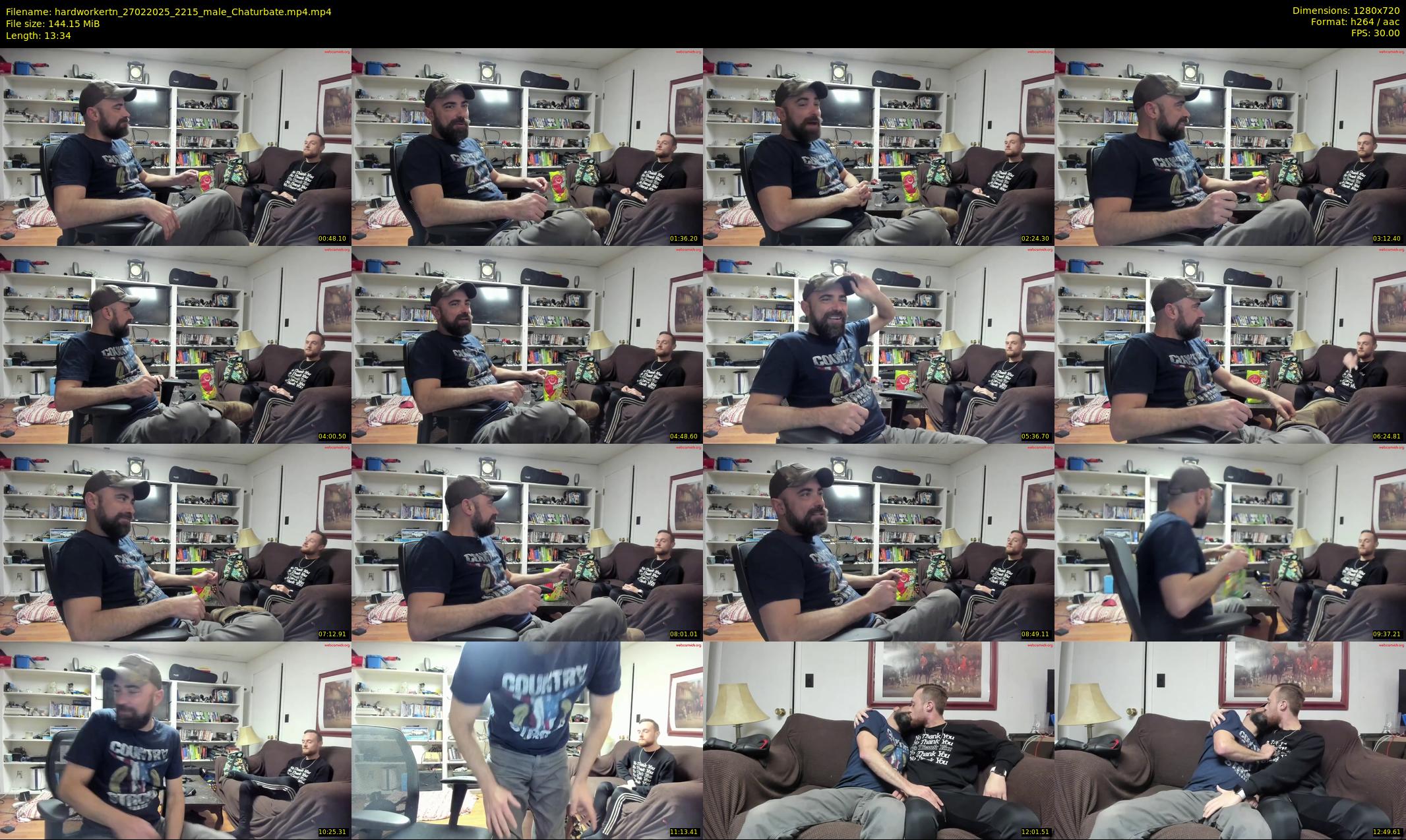 hardworkertn — 14 minute Chaturbate male cam show recording, 720p, Feb 27, 2025
