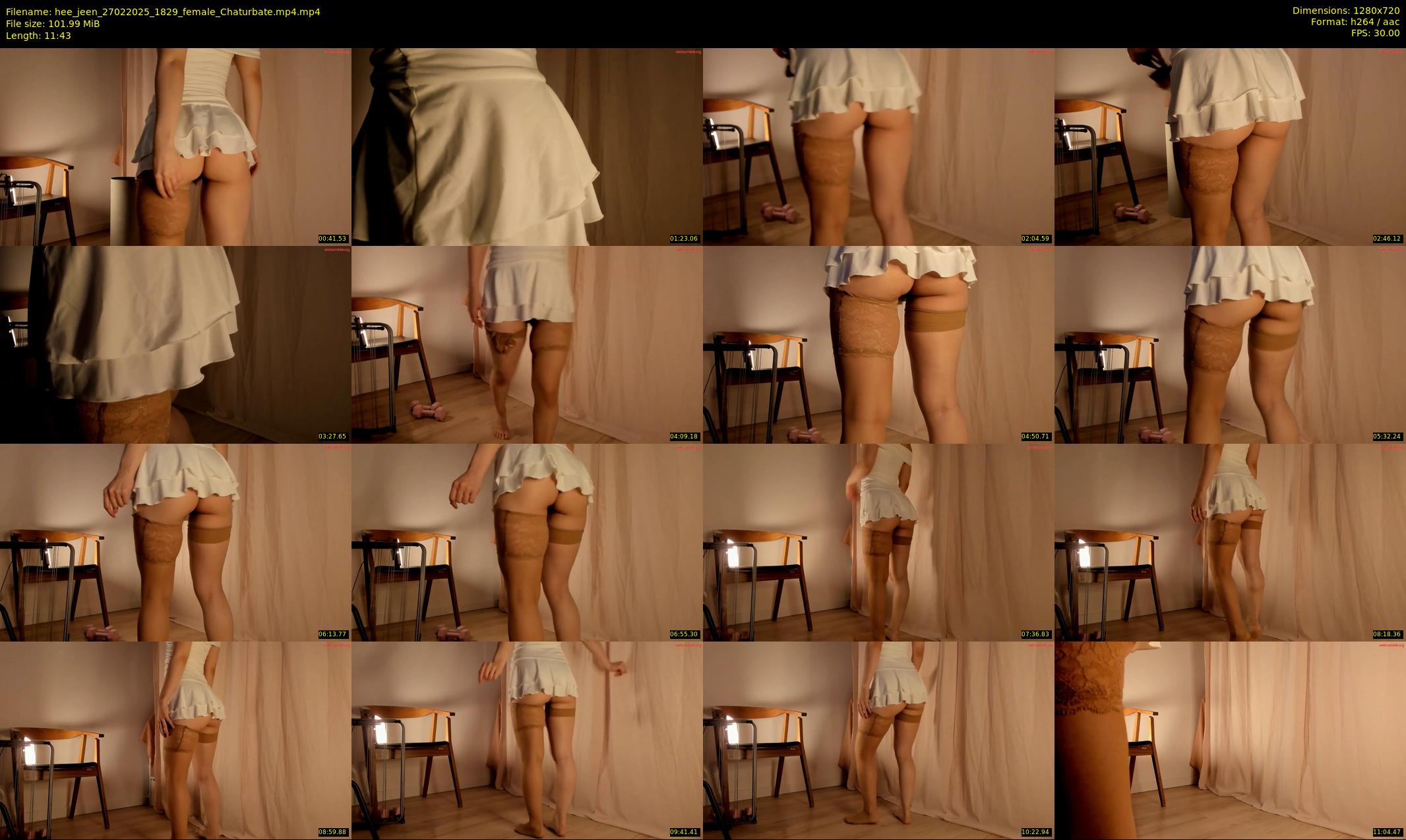 hee_jeen — 12 minute Chaturbate female cam show recording, 720p, Feb 27, 2025