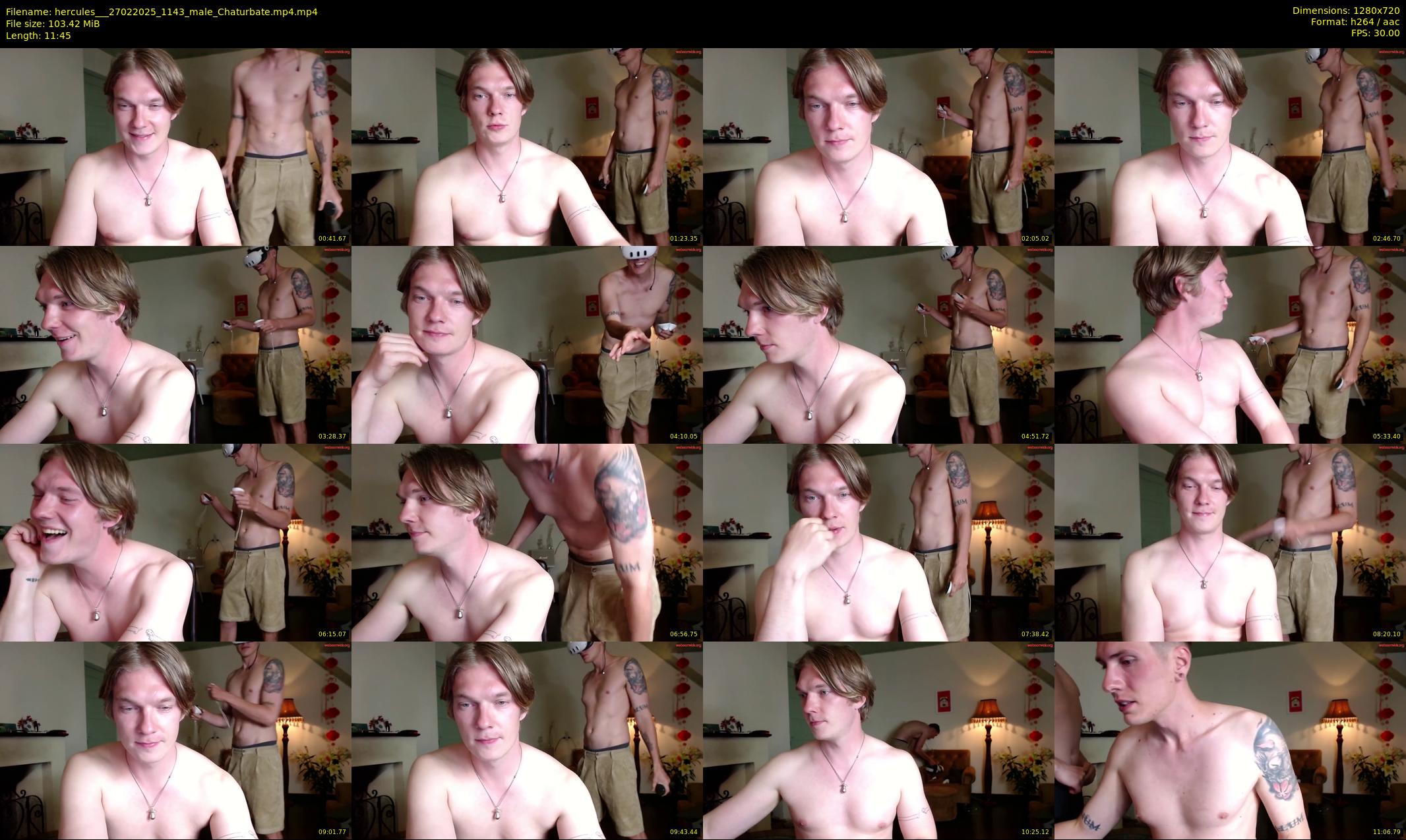 hercules__ — 12 minute Chaturbate male cam show recording, 720p, Feb 27, 2025