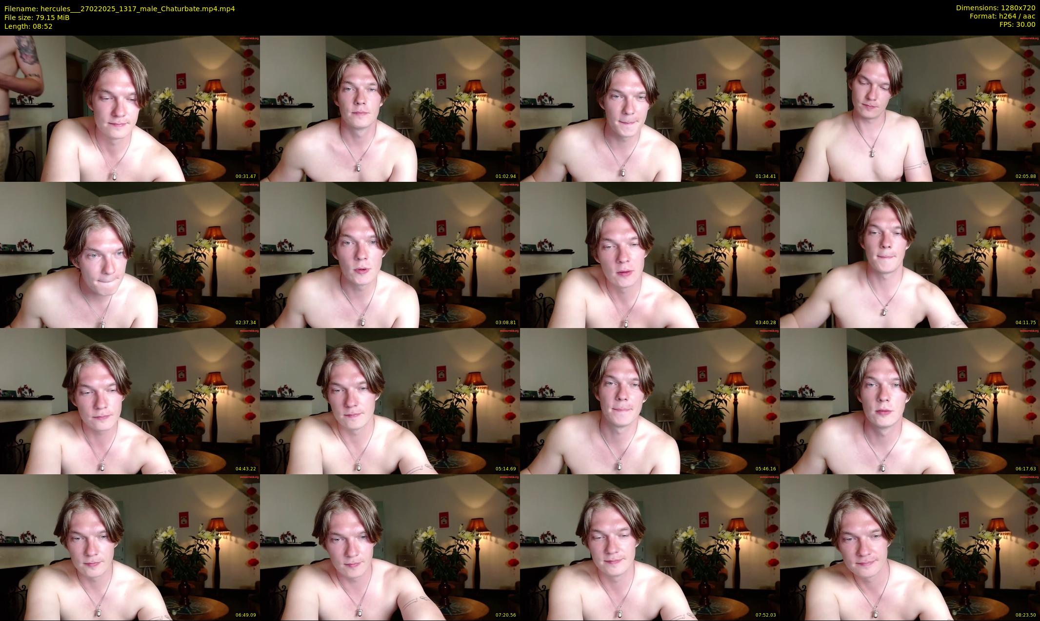 hercules__ — 9 minute Chaturbate male cam show recording, 720p, Feb 27, 2025