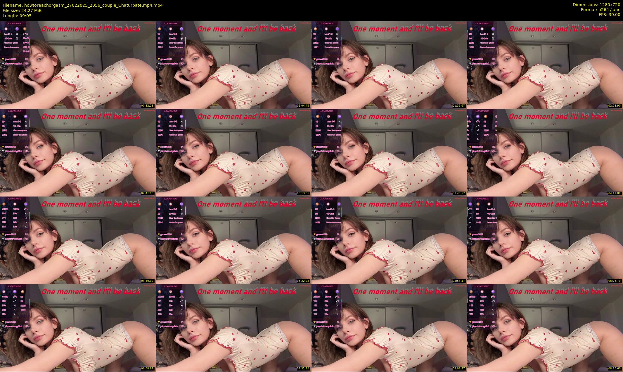 howtoreachorgasm — 10 minute Chaturbate couple cam show recording, 720p, Feb 27, 2025