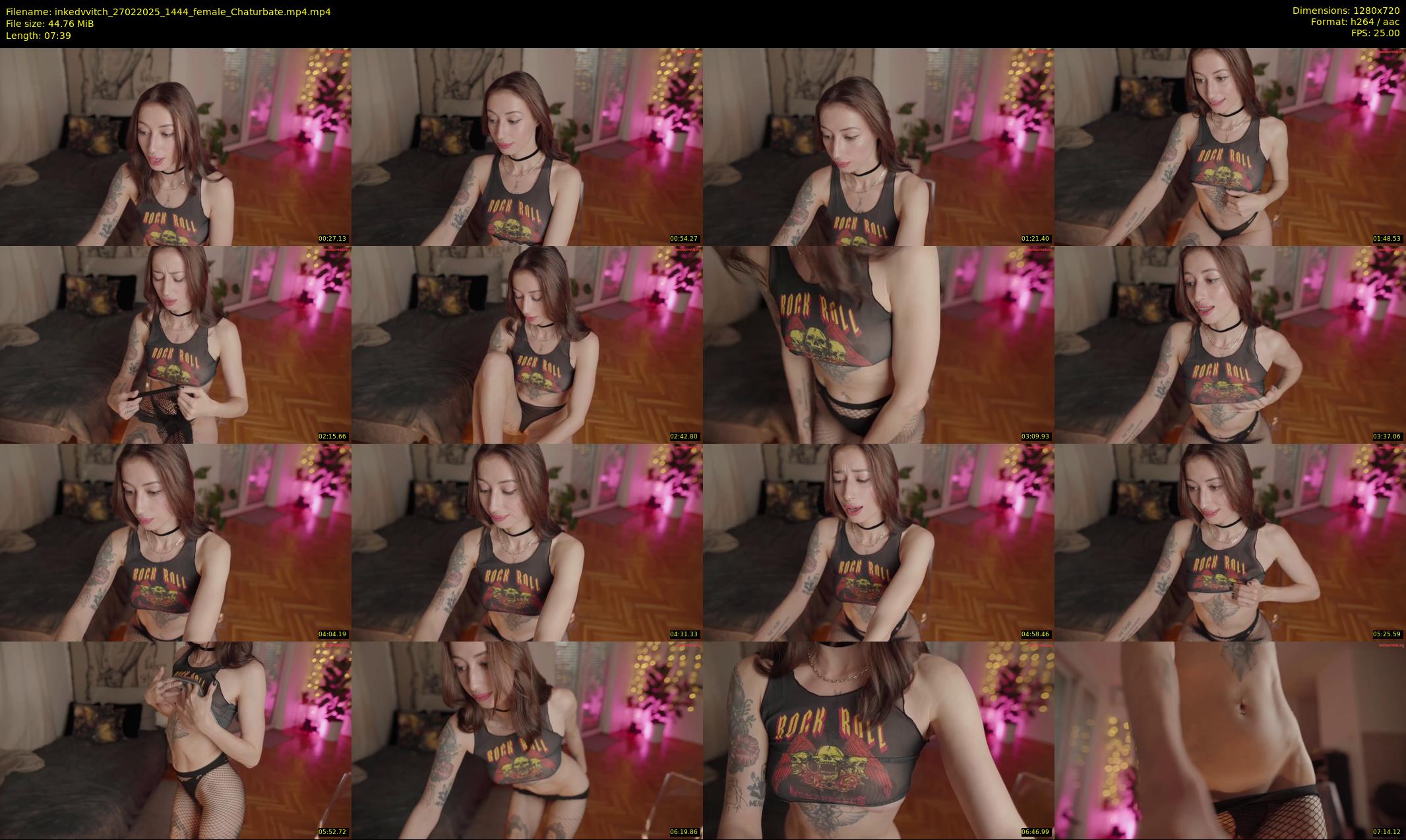 inkedvvitch — 8 minute Chaturbate female cam show recording, 720p, Feb 27, 2025