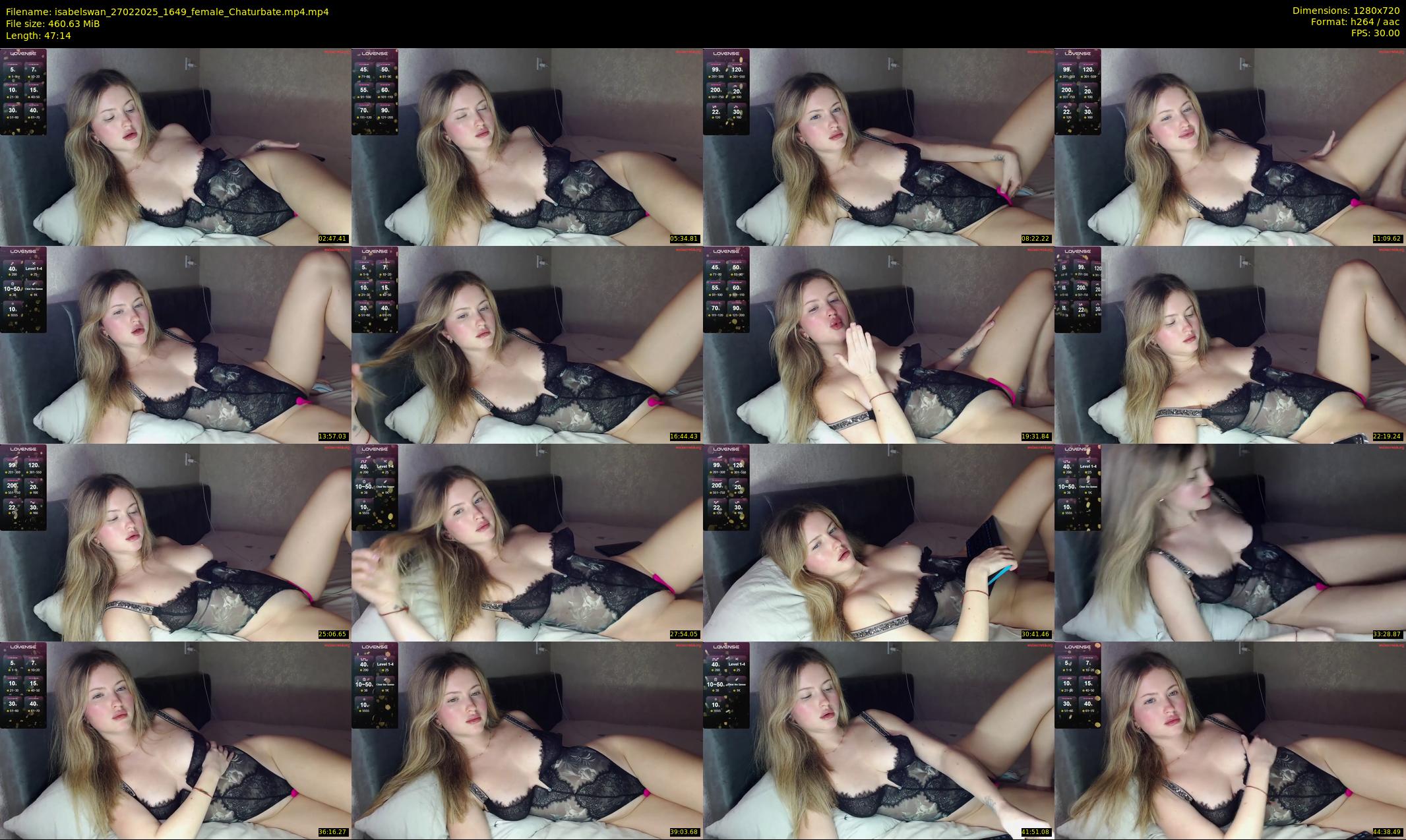 isabelswan — 48 minute Chaturbate female cam show recording, 720p, Feb 27, 2025