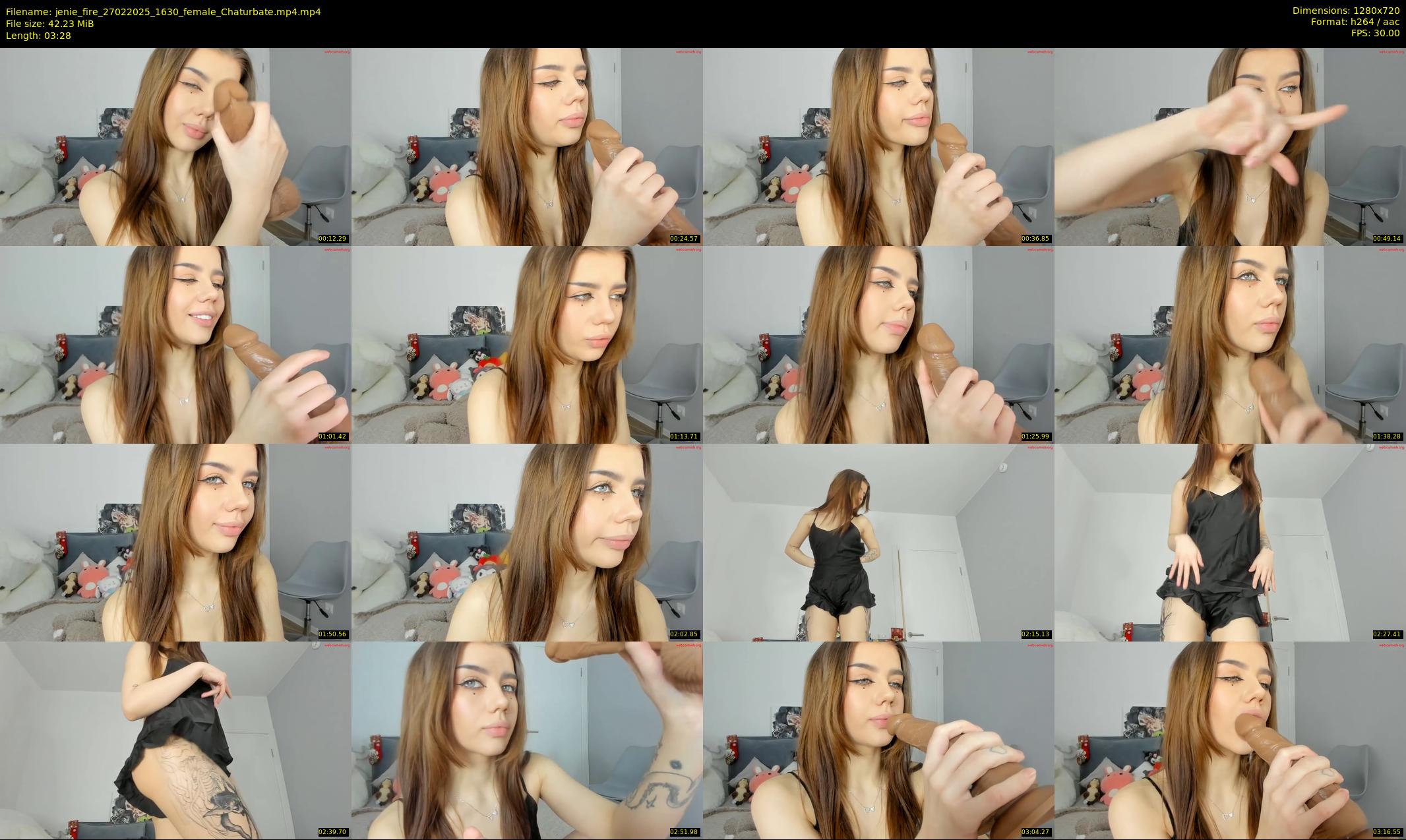 jenie_fire — 4 minute Chaturbate female cam show recording, 720p, Feb 27, 2025